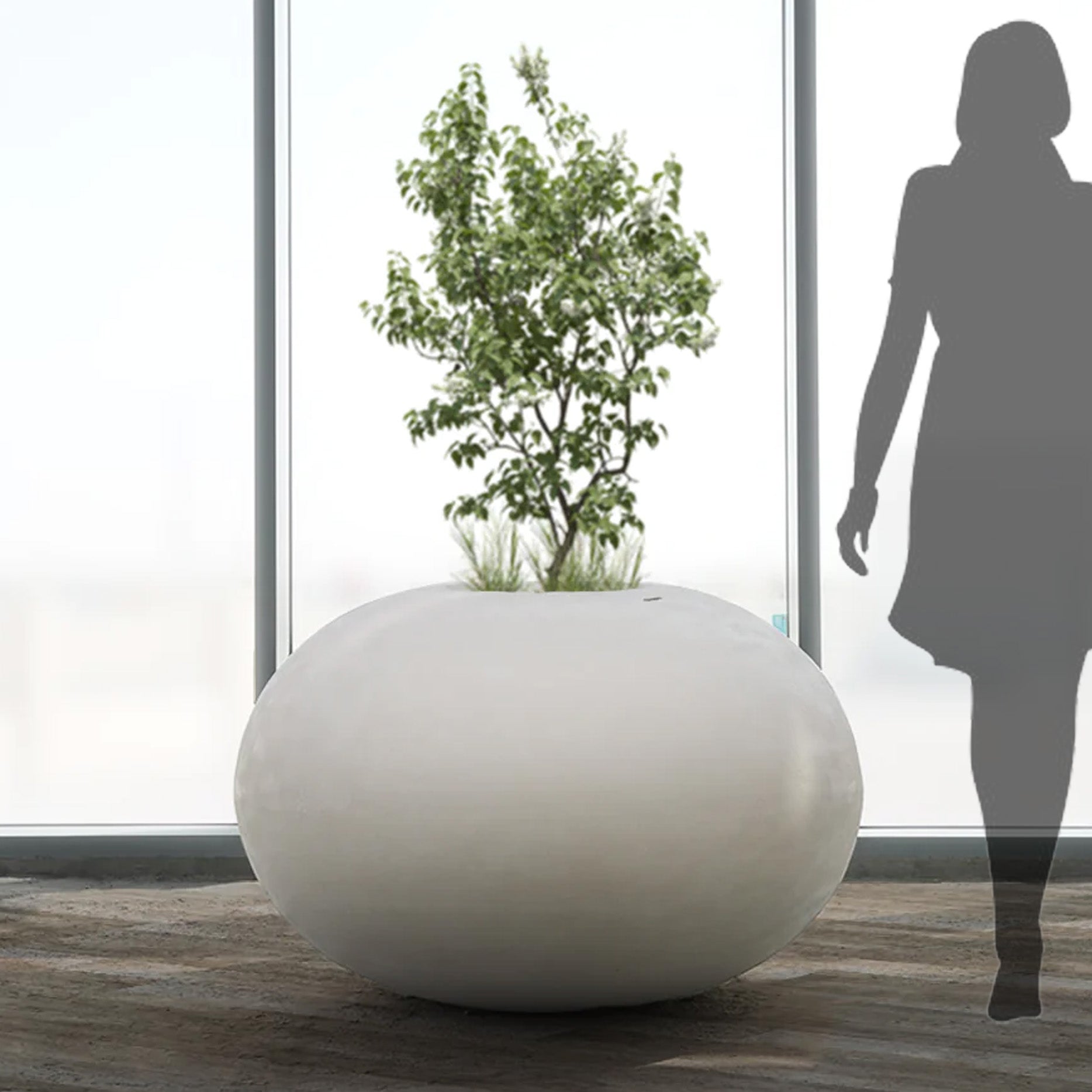 Beige Planter Box XK-4083A BEIGE 100cm