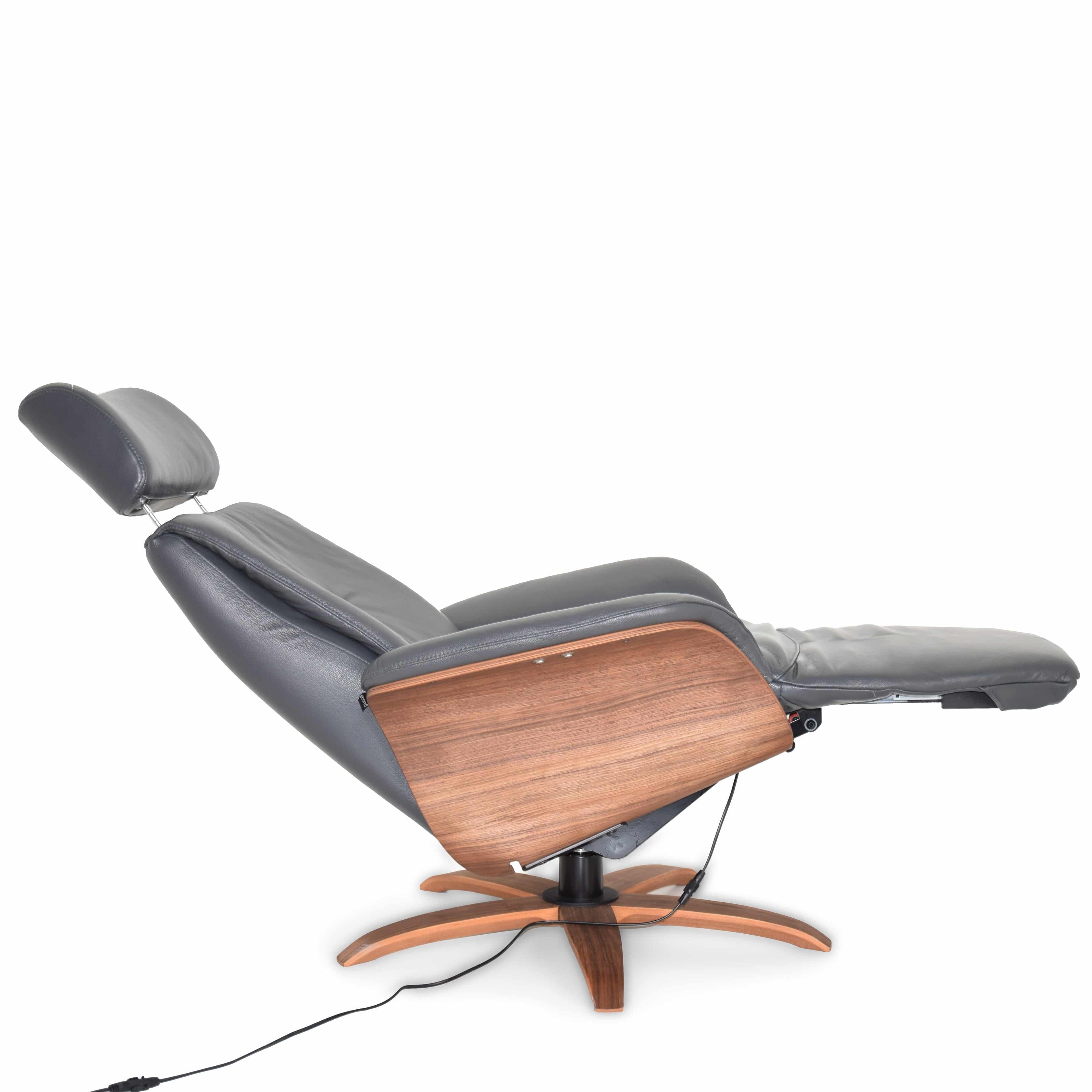 Benz Relaxing Swivel And Electric Grey Recliner Lounge Chair Hkp ...