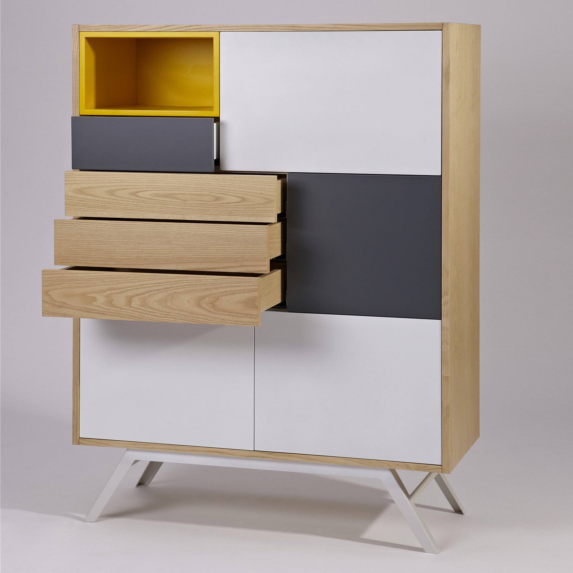 Bern Cabinet  Bsg15144N -  Cabinets | خزانه بيرن - ebarza Furniture UAE | Shop Modern Furniture in Abu Dhabi & Dubai - مفروشات ايبازرا في الامارات | تسوق اثاث عصري وديكورات مميزة في دبي وابوظبي
