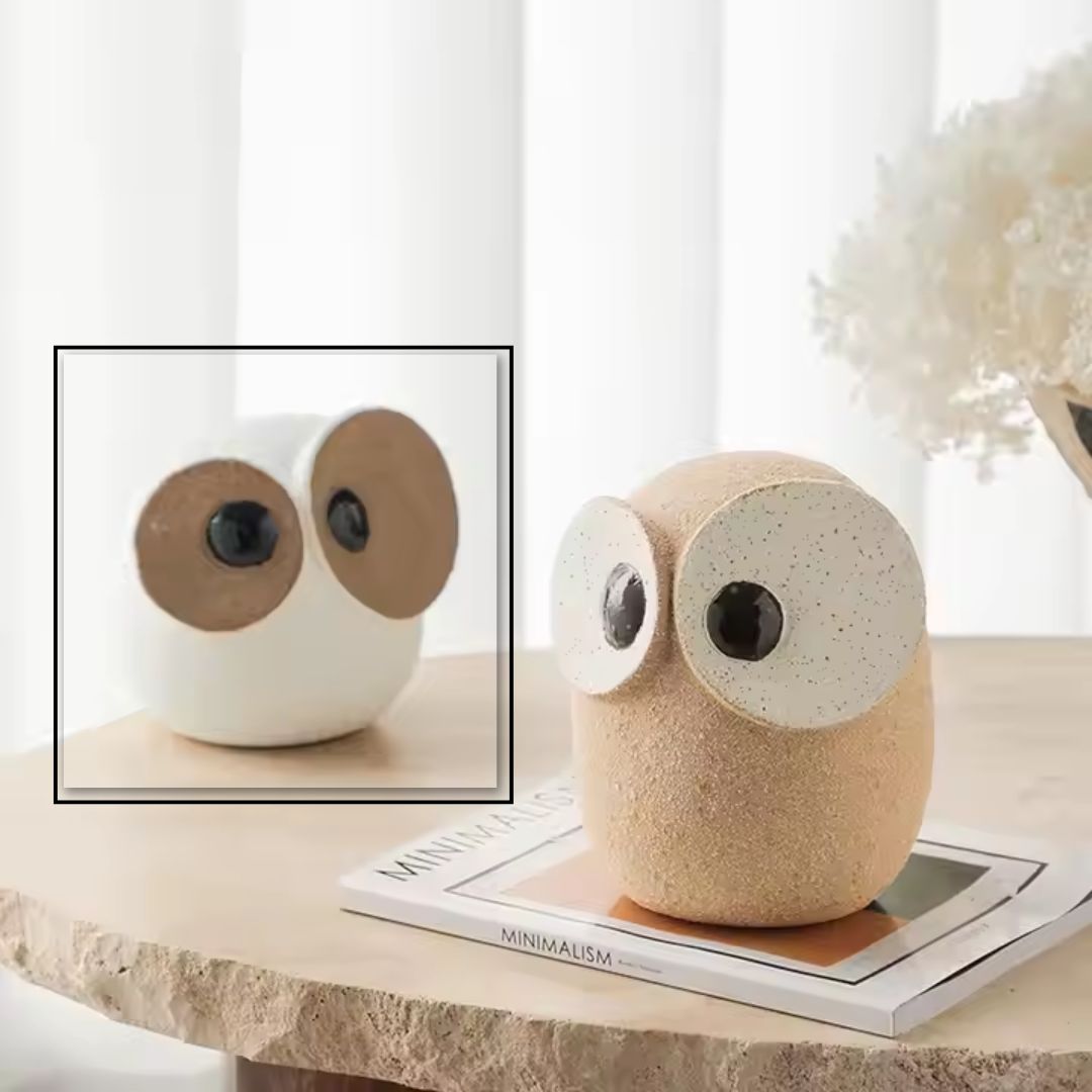 Owl デモ CD 3枚セット BOO!! RE:BONE FLAP Big Eyed Owl-B FF-D25012B | Unique Home Decor Figurines | ebarza