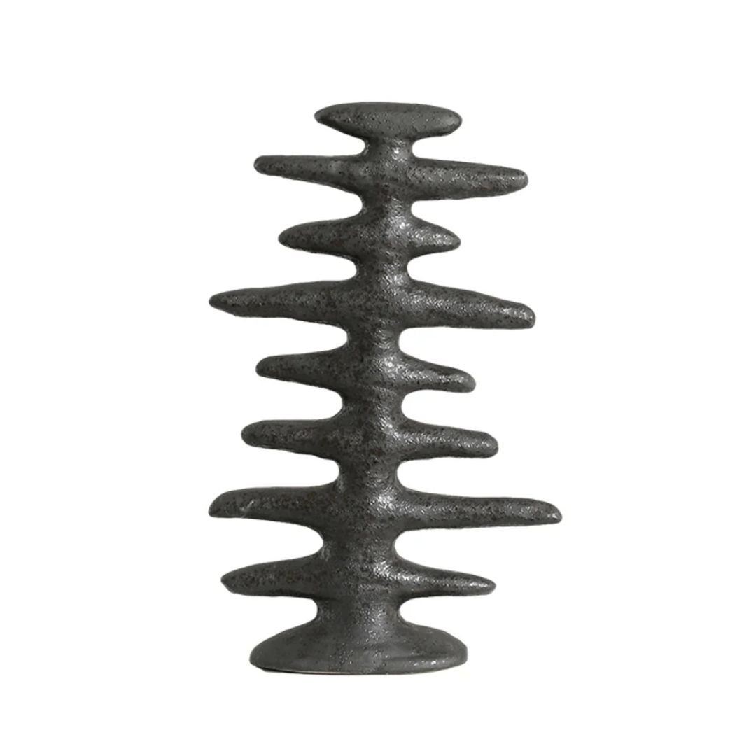Black Fish Bone FD-D24007B home decor figurine by BEACON, showcasing a sleek black fish bone design for stylish interior decor.