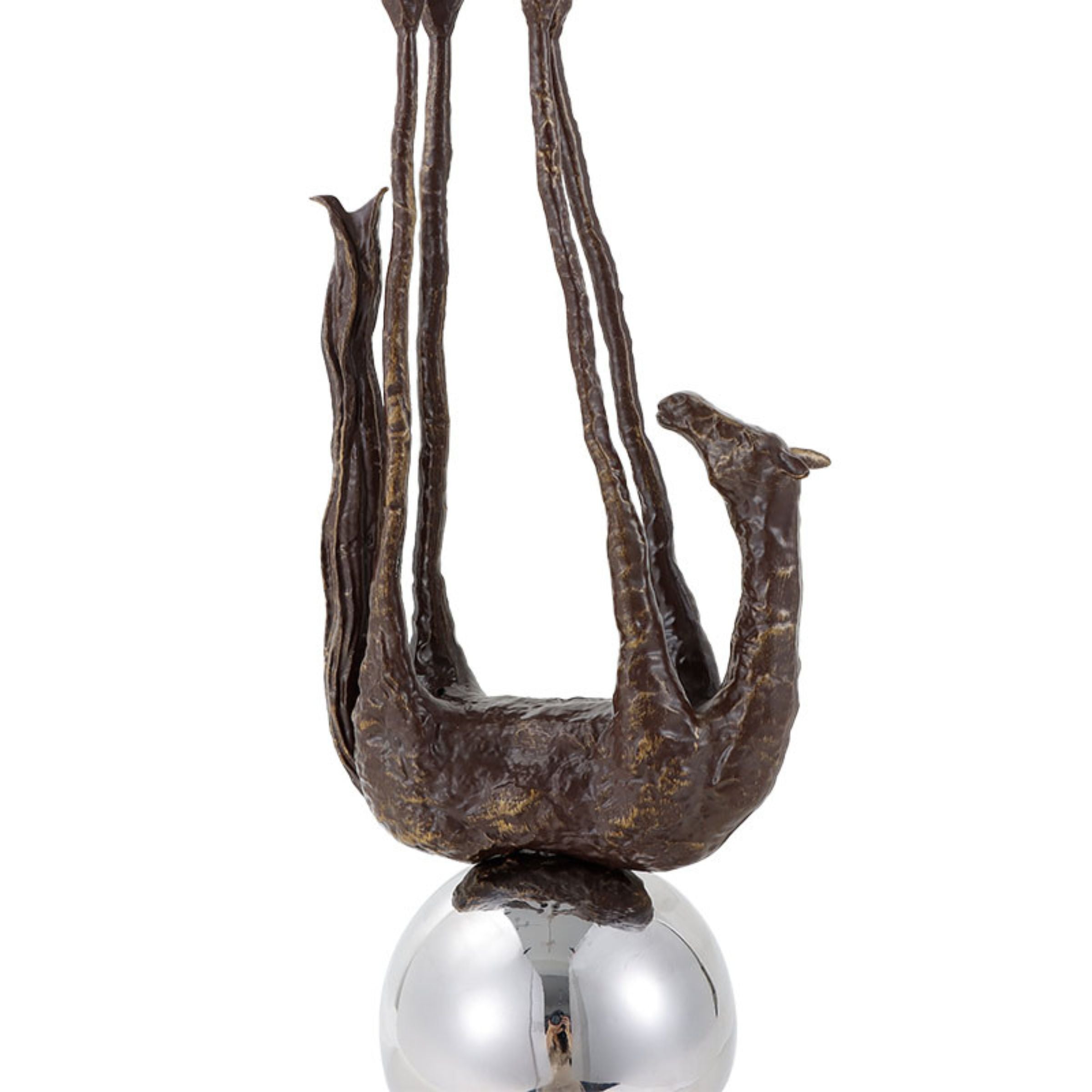 Black and golden horse figurine for home decor, detailed sculpture by BEACON, perfect for stylish interior decoration.