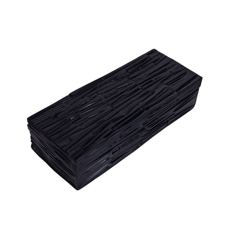 Black Resin Decorative Box-A Fc-Sz2023A -  Decorative Boxes | صندوق ديكور من الراتينج الأسود - ebarza Furniture UAE | Shop Modern Furniture in Abu Dhabi & Dubai - مفروشات ايبازرا في الامارات | تسوق اثاث عصري وديكورات مميزة في دبي وابوظبي