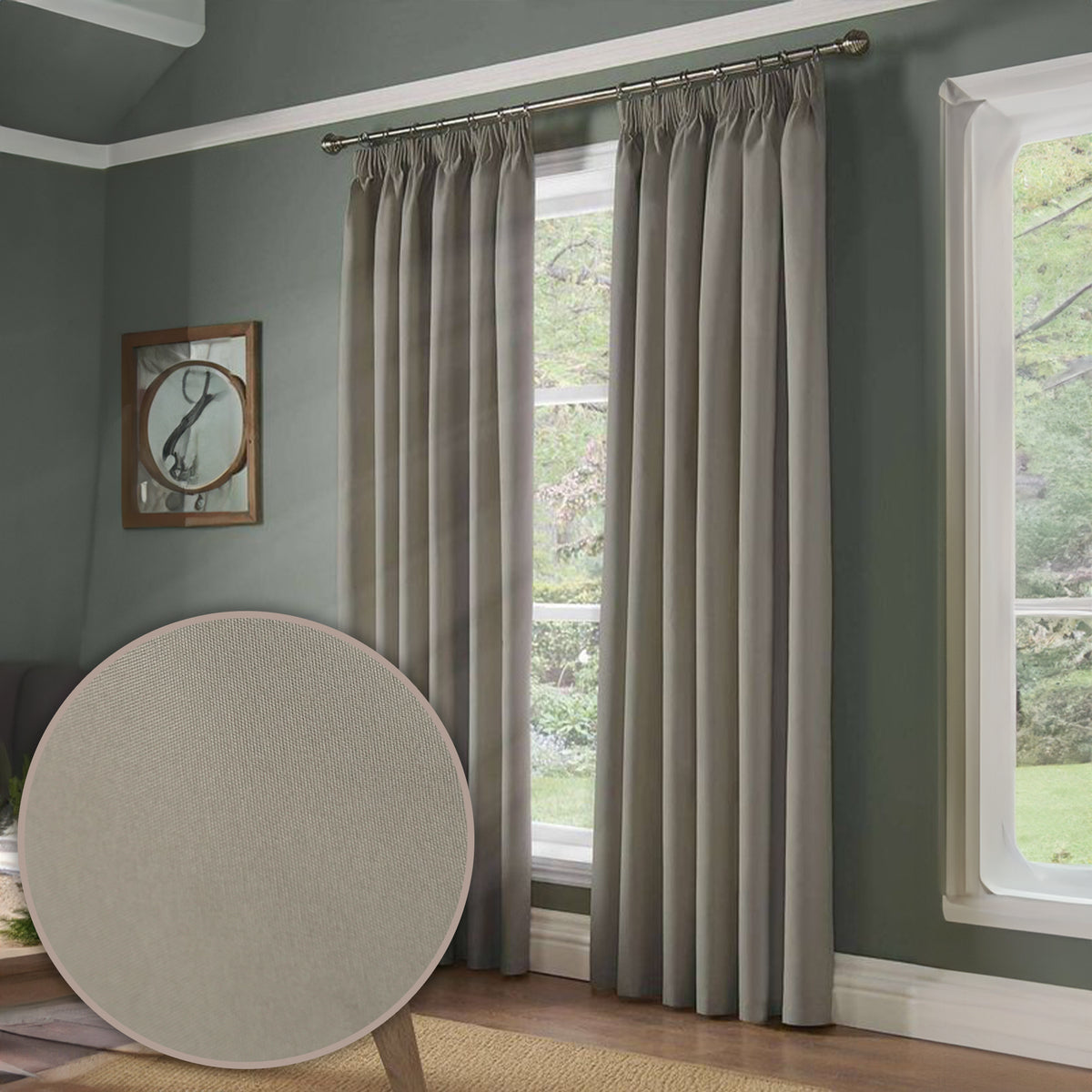 BLACKOUT FABRIC Microfiber 3 Pass Flocking-280CM Microfiber-9#