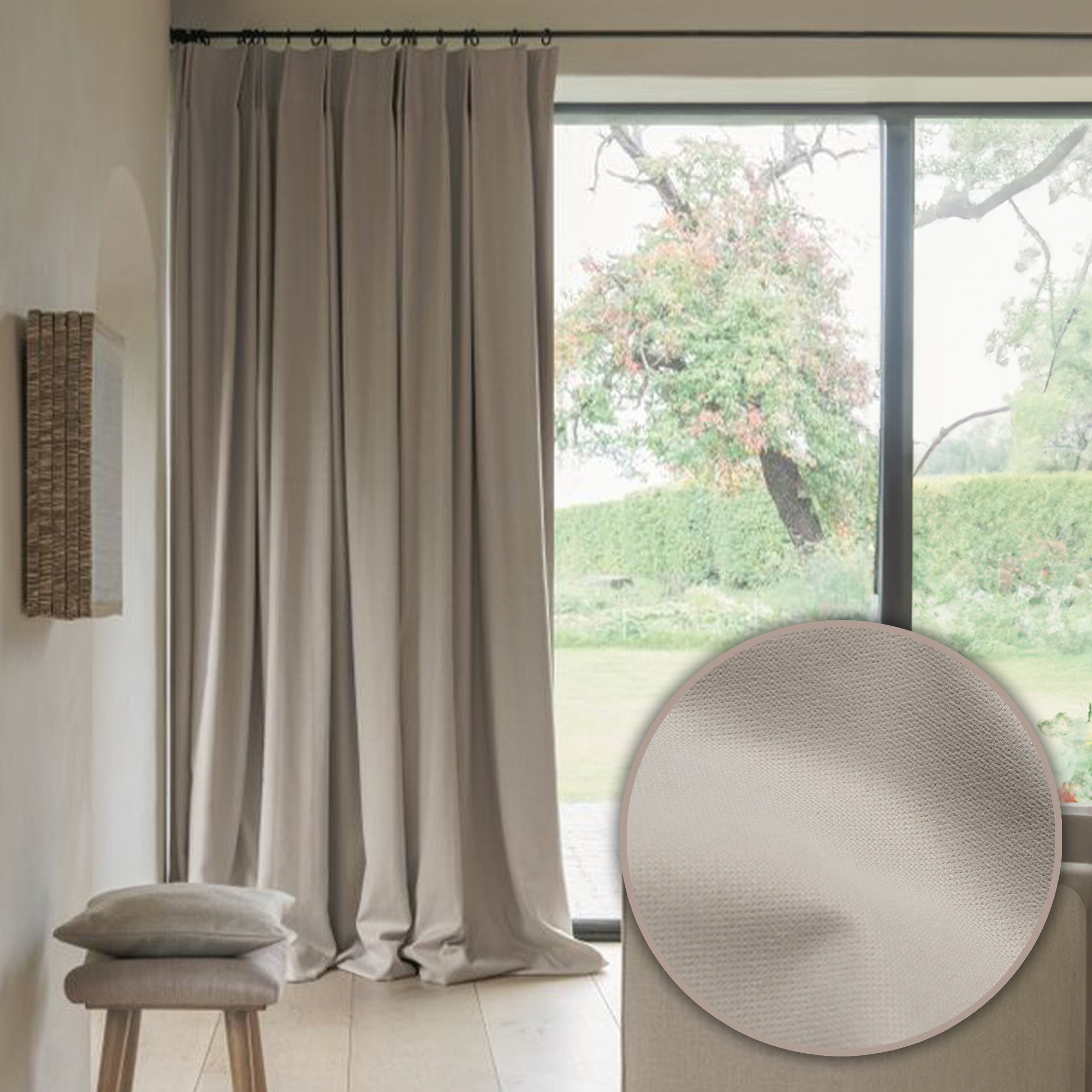 BLACKOUT FABRIC YD3 Pass Flocking-280CM YD-255-3 -  Curtains & Drapes - ebarza Furniture UAE | Shop Modern Furniture in Abu Dhabi & Dubai - مفروشات ايبازرا في الامارات | تسوق اثاث عصري وديكورات مميزة في دبي وابوظبي