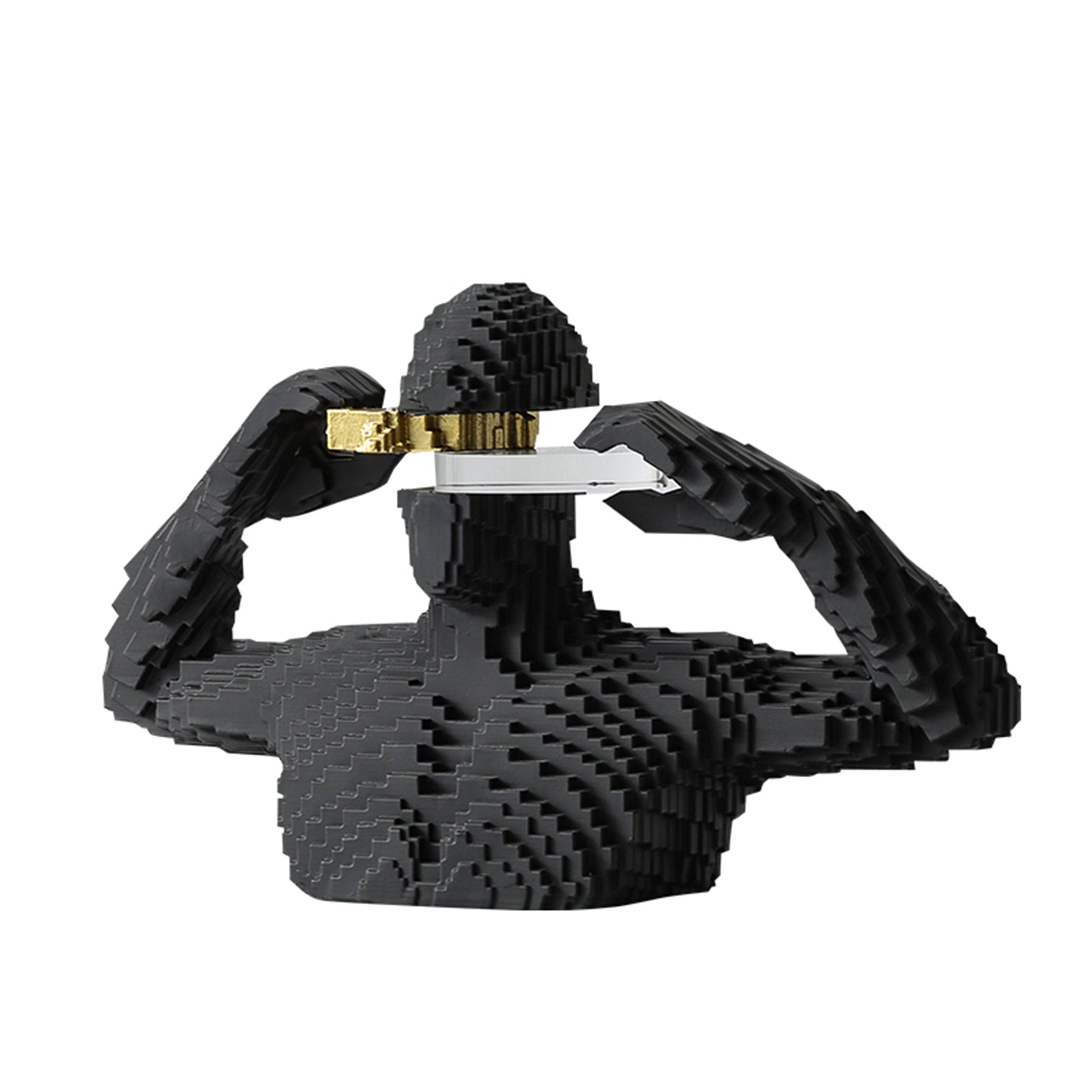 Blockman Black Fc-Sz2154A -  Home Decor Figurines | ديكور كتله الرحل باللون الاسود - ebarza Furniture UAE | Shop Modern Furniture in Abu Dhabi & Dubai - مفروشات ايبازرا في الامارات | تسوق اثاث عصري وديكورات مميزة في دبي وابوظبي