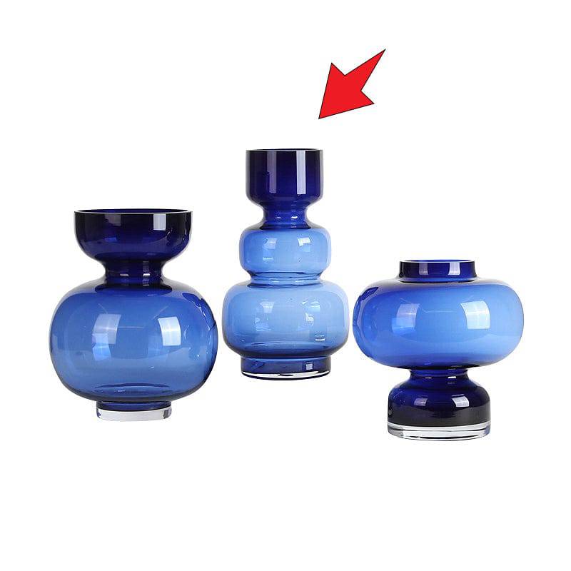 Blue Globe Vase-A Fb-Zs2025A -  Vases | مزهرية بلو غلوب - ebarza Furniture UAE | Shop Modern Furniture in Abu Dhabi & Dubai - مفروشات ايبازرا في الامارات | تسوق اثاث عصري وديكورات مميزة في دبي وابوظبي
