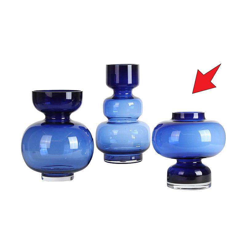 Blue Globe Vase-C Fb-Zs2025C -  Vases | مزهرية بلو غلوب - ebarza Furniture UAE | Shop Modern Furniture in Abu Dhabi & Dubai - مفروشات ايبازرا في الامارات | تسوق اثاث عصري وديكورات مميزة في دبي وابوظبي