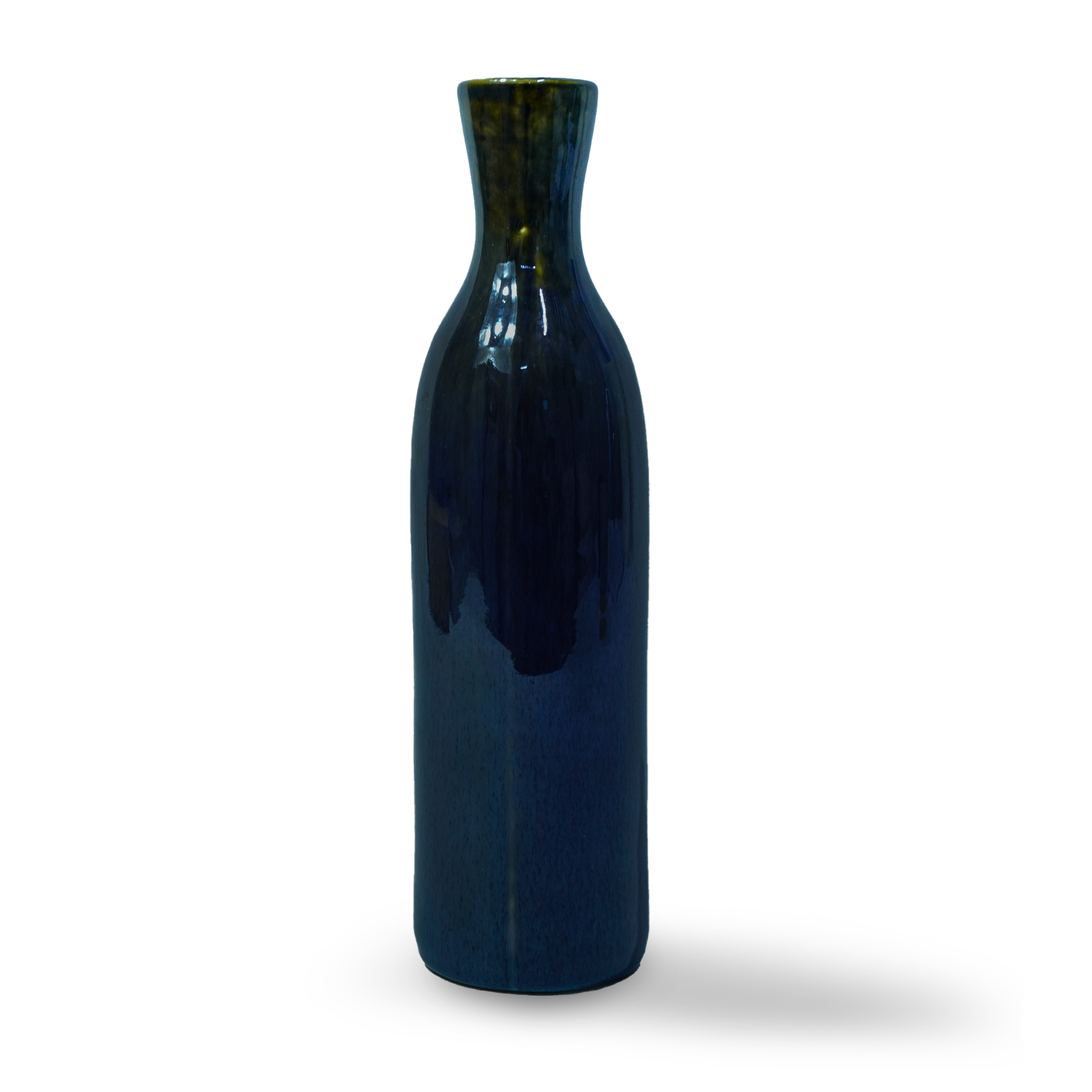 Blue VASE HZ4027 -  Vases - ebarza Furniture UAE | Shop Modern Furniture in Abu Dhabi & Dubai - مفروشات ايبازرا في الامارات | تسوق اثاث عصري وديكورات مميزة في دبي وابوظبي