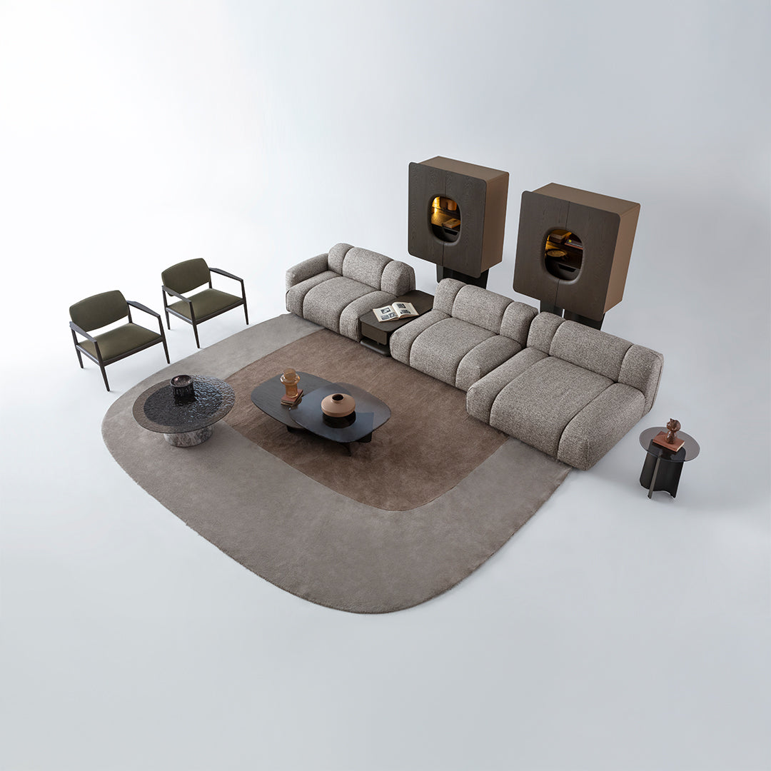 Modern Bold Middle Coffee Table by HOMAGE KOLTUK, featuring a sleek design and sturdy wooden surface.