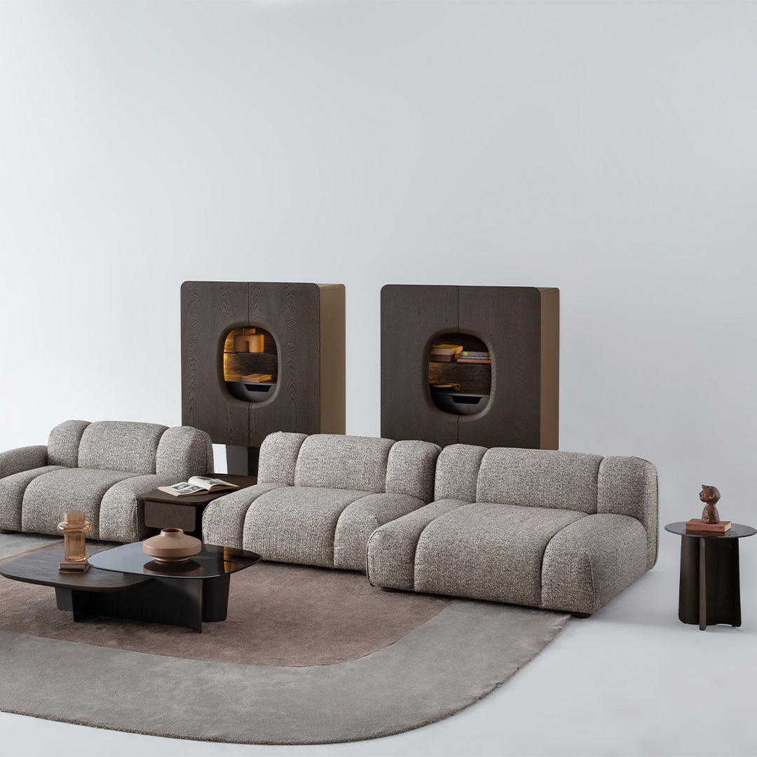 Homage Koltuk bold showcase cabinet with sleek design and glass doors, ideal for stylish storage and display.