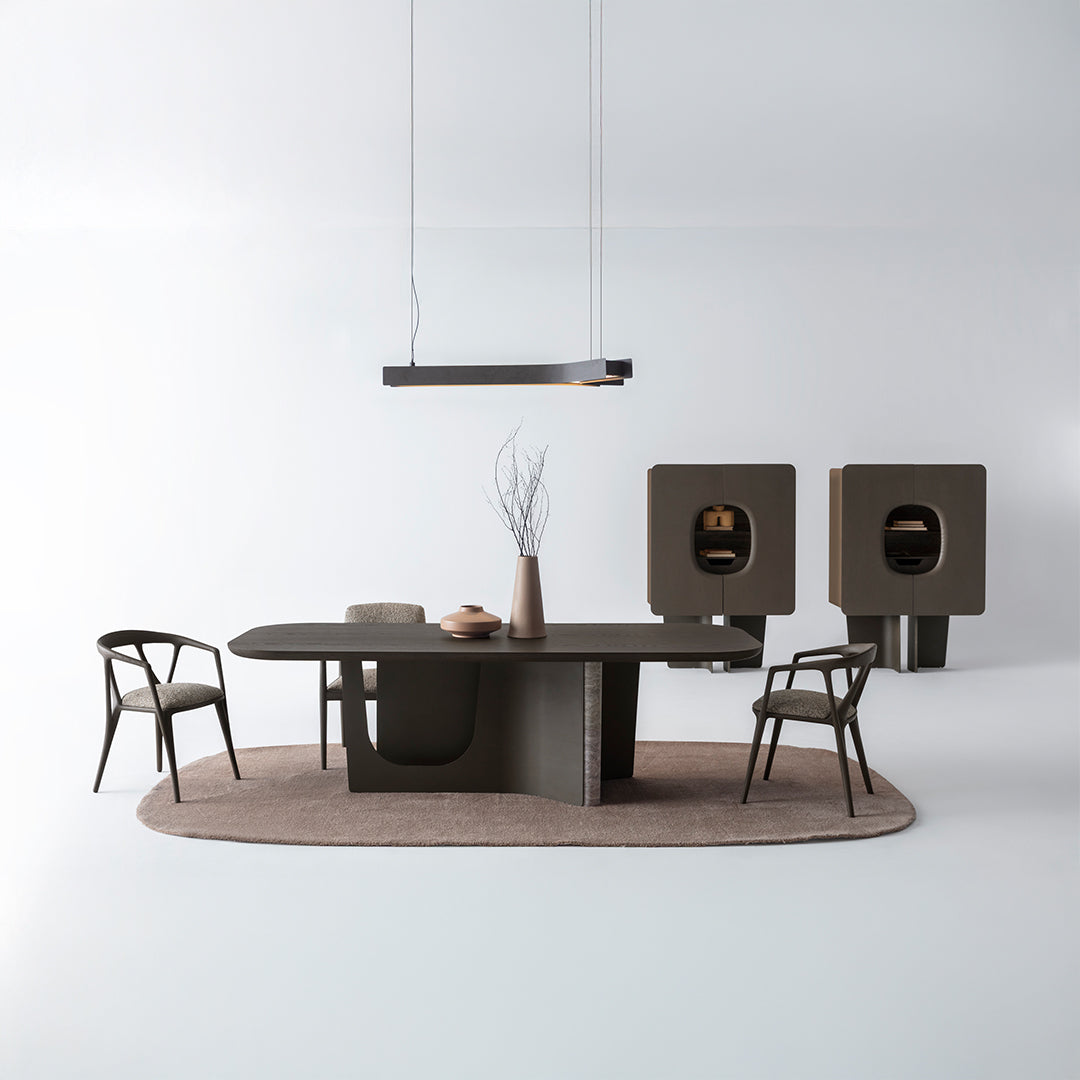 Modern HOMAGE KOLTUK bold showcase cabinet with sleek design and glass doors, ideal for stylish storage and display.
