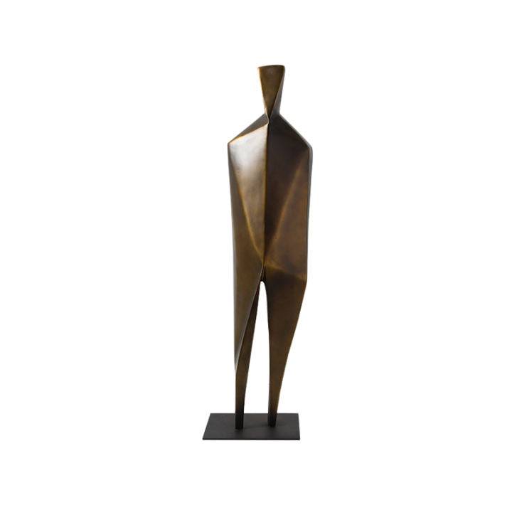 Bronze Man Fc-Sz2107-1 -  Home Decor Figurines | رجل برونزي - ebarza Furniture UAE | Shop Modern Furniture in Abu Dhabi & Dubai - مفروشات ايبازرا في الامارات | تسوق اثاث عصري وديكورات مميزة في دبي وابوظبي