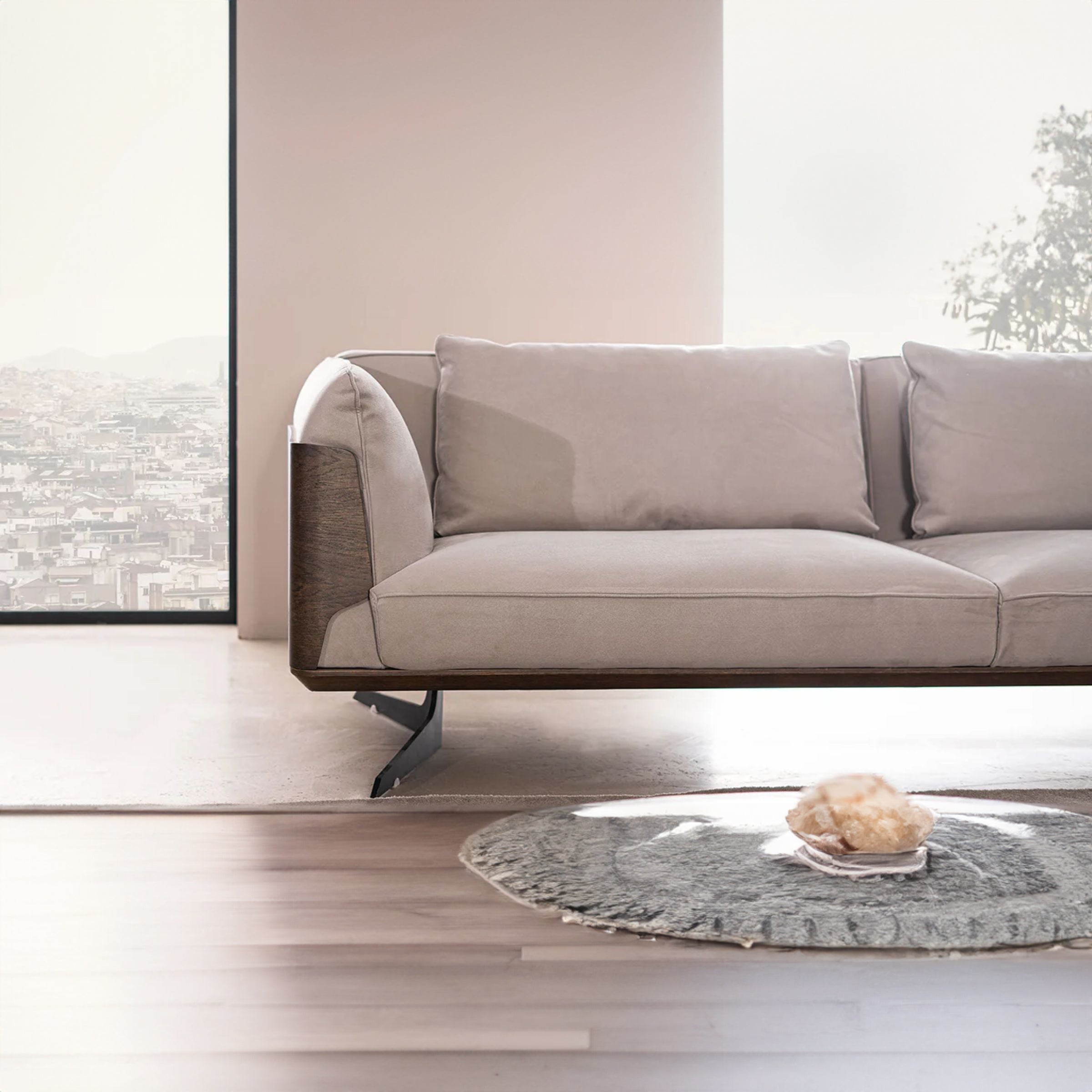 Brooklyn GAMMA CORNER Sofa by HOMAGE KOLTUK, modern corner sofa with plush cushions and fabric upholstery for stylish living rooms.