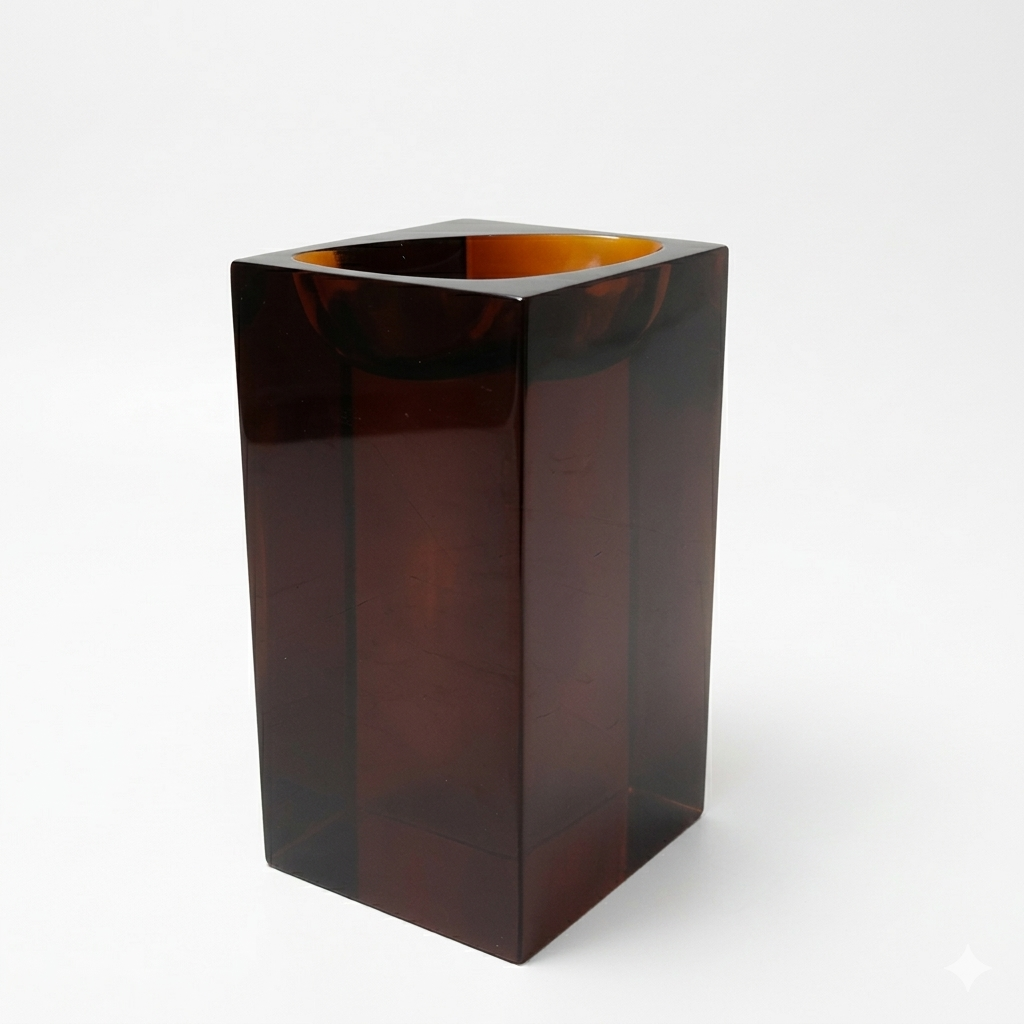 Brown BEACON Royal Crest Basin 3036-Brown bathtub with smooth, curved edges and glossy finish, designed for modern bathroom decor.