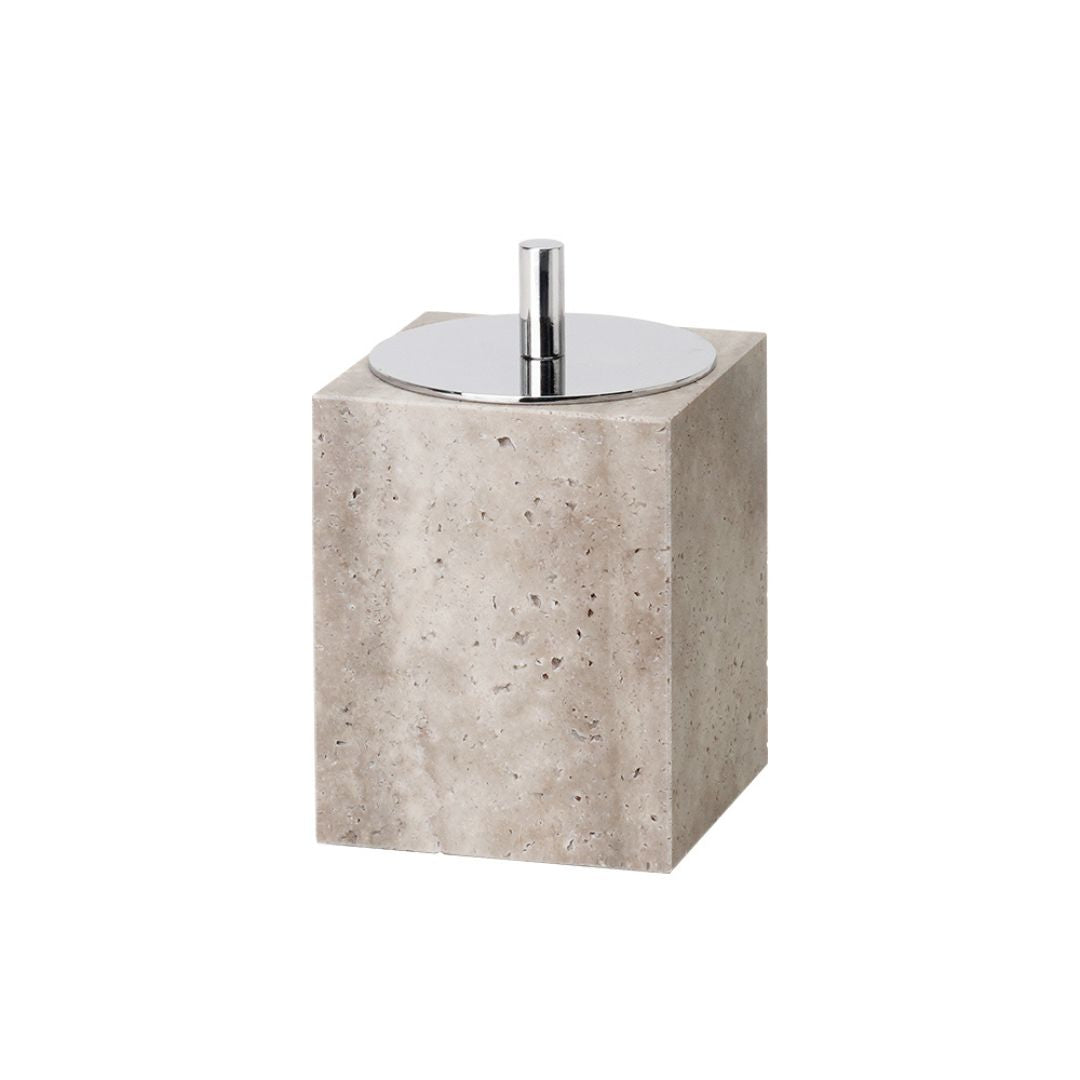 Cotton Swab Jar SBK894-6 -  Bathroom Accessories - ebarza Furniture UAE | Shop Modern Furniture in Abu Dhabi & Dubai - مفروشات ايبازرا في الامارات | تسوق اثاث عصري وديكورات مميزة في دبي وابوظبي