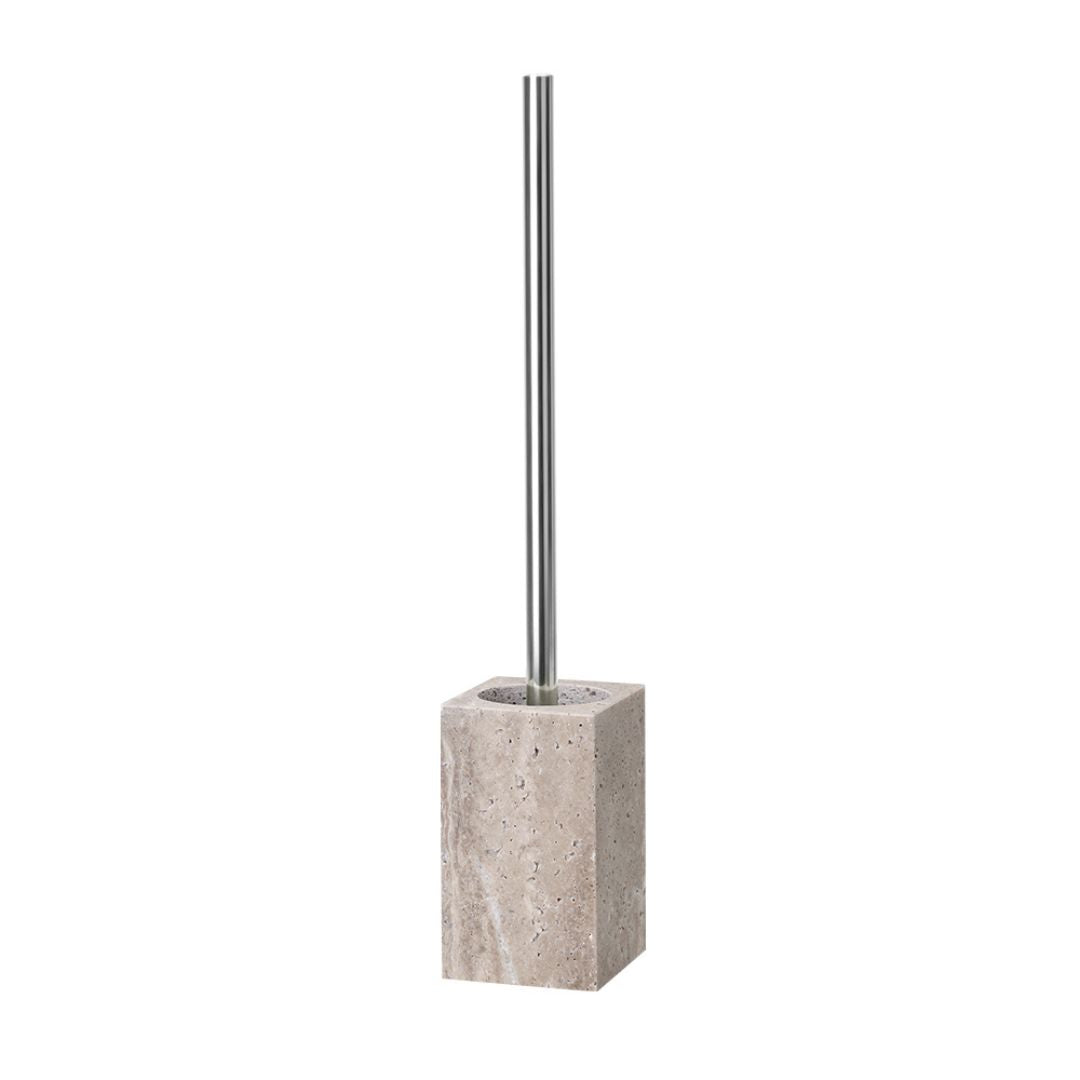 BEACON BRUNO toilet brush and holder in black, bathroom accessory with sleek design, durable plastic construction.