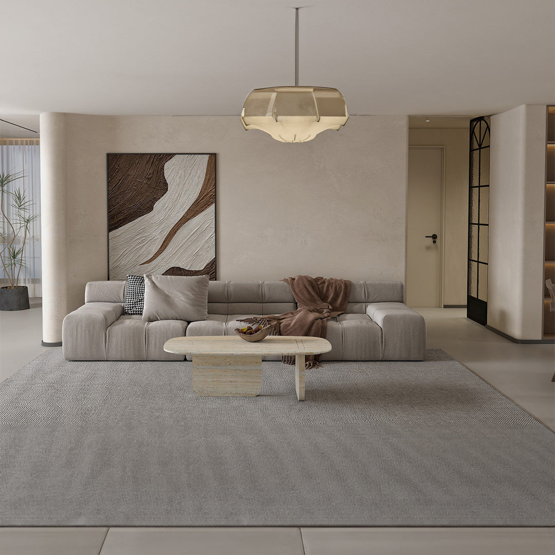 Brussels Travertine Coffee Table by A2STONE with a sleek rectangular design and natural travertine surface.