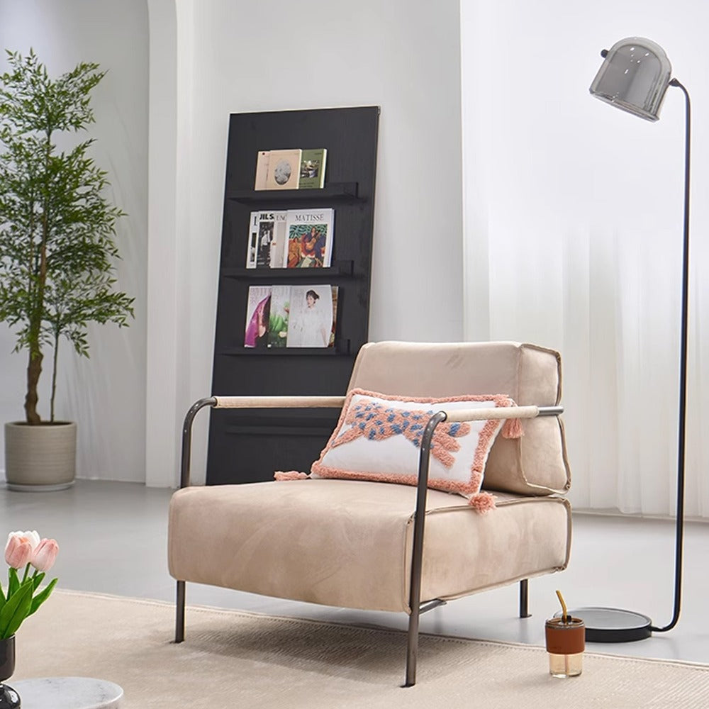 Pre-order 65 Days Delivery Caesar Chair With Black Iron Rack  IXY-X736 -  Lounge Chairs - ebarza Furniture UAE | Shop Modern Furniture in Abu Dhabi & Dubai - مفروشات ايبازرا في الامارات | تسوق اثاث عصري وديكورات مميزة في دبي وابوظبي