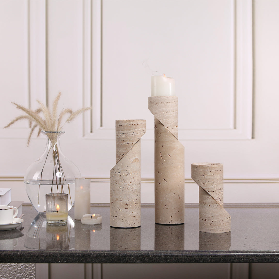 Elegant BEACON candle holder L KE3004L with a sleek design, perfect for adding ambiance to any space.