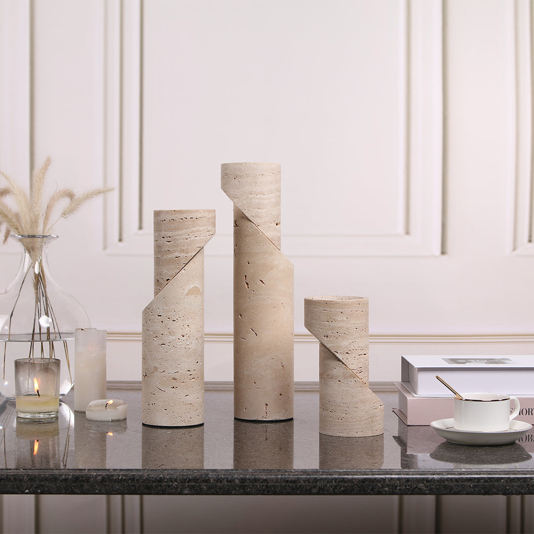 BEACON S KE3004S candle holder with sleek metallic design, suitable for candles and decorative display.