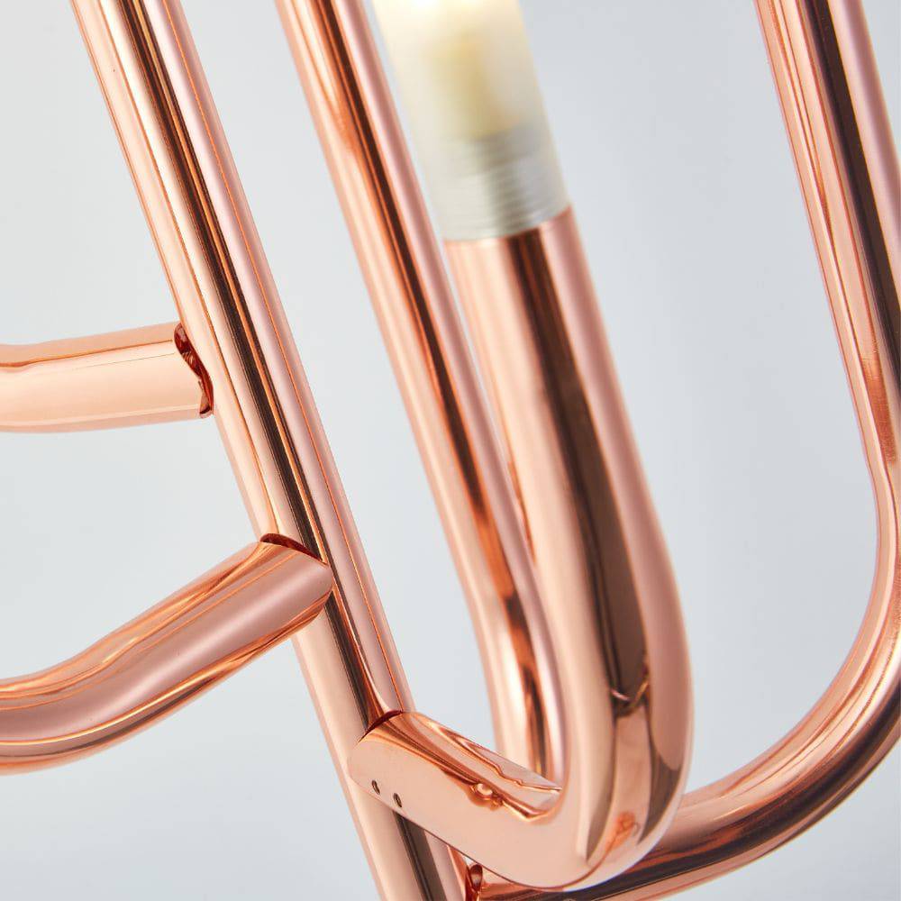 As Is - Candlestick Floor Lamp Cy-Ltd-1004-Rg -  DISPLAY ITEM - ebarza Furniture UAE | Shop Modern Furniture in Abu Dhabi & Dubai - مفروشات ايبازرا في الامارات | تسوق اثاث عصري وديكورات مميزة في دبي وابوظبي