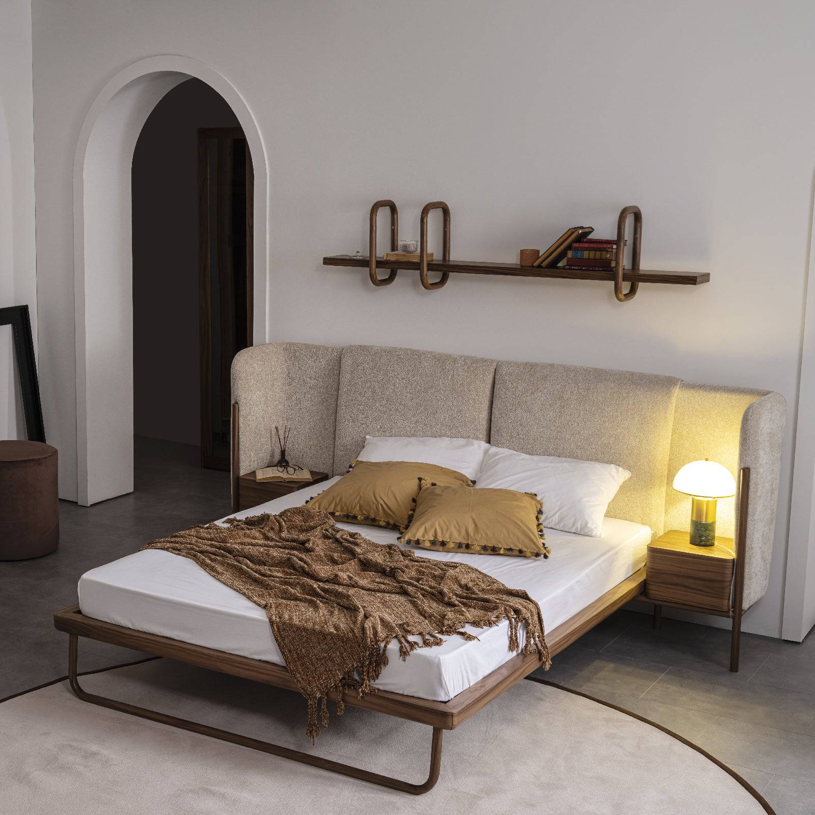 Capella Bedstead And 2X Bedside Tables Orxcpla-Bed&Side -  Bedsteads - ebarza Furniture UAE | Shop Modern Furniture in Abu Dhabi & Dubai - مفروشات ايبازرا في الامارات | تسوق اثاث عصري وديكورات مميزة في دبي وابوظبي