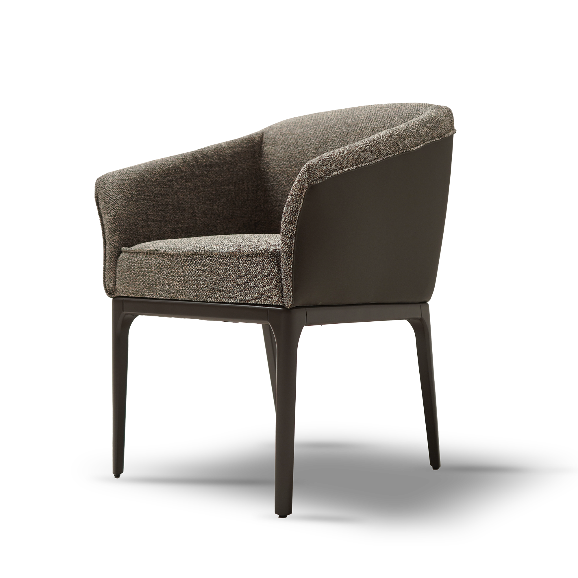 YOL LIVING Capria dining chair with a modern design, upholstered seat and wooden legs, in a stylish contemporary style.