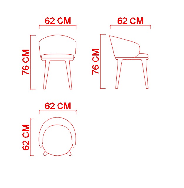YOL LIVING Capria make-up chair with padded seat and backrest, modern design, and adjustable height for comfortable seating.