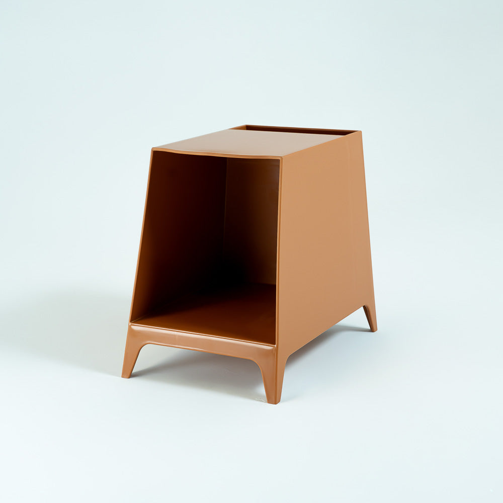 Caramel Side Table/Bedside Table BB-013 -  Side Tables - ebarza Furniture UAE | Shop Modern Furniture in Abu Dhabi & Dubai - مفروشات ايبازرا في الامارات | تسوق اثاث عصري وديكورات مميزة في دبي وابوظبي