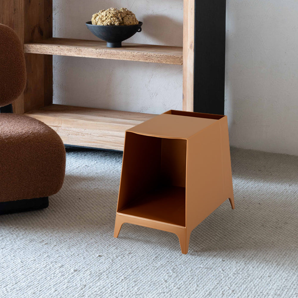 Caramel Side Table/Bedside Table BB-013 -  Side Tables - ebarza Furniture UAE | Shop Modern Furniture in Abu Dhabi & Dubai - مفروشات ايبازرا في الامارات | تسوق اثاث عصري وديكورات مميزة في دبي وابوظبي