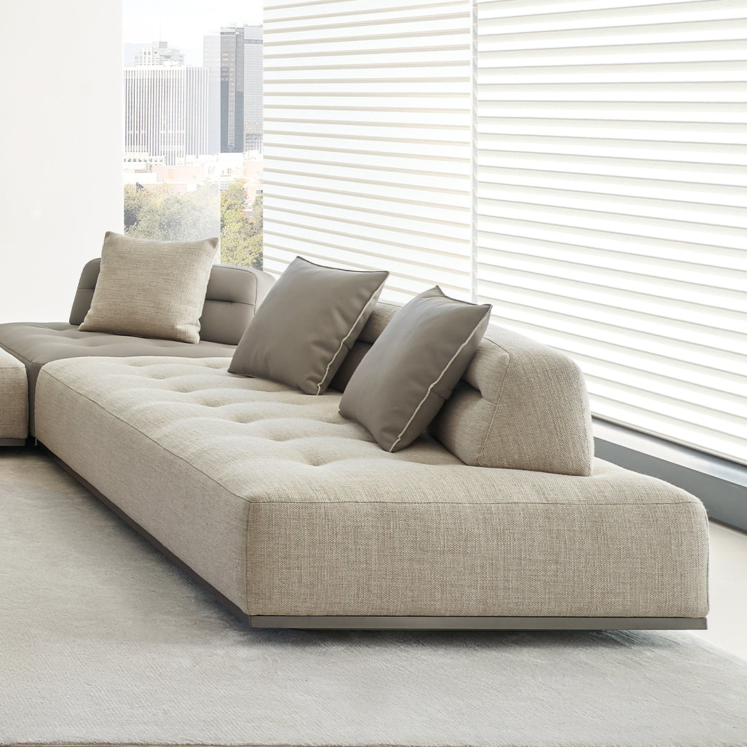 Fabric Carmilla 2-Seater Module Sofa without arm by BEACON, modern seating with sleek design and comfortable cushions.