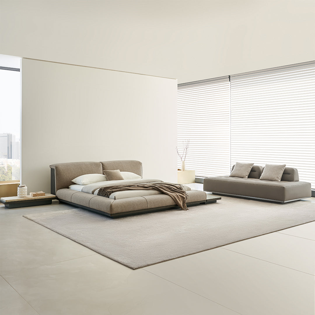 BEACON Carmilla 2-Seater Leather Sofa Module without arm, modern design, plush seating, in elegant leather upholstery.