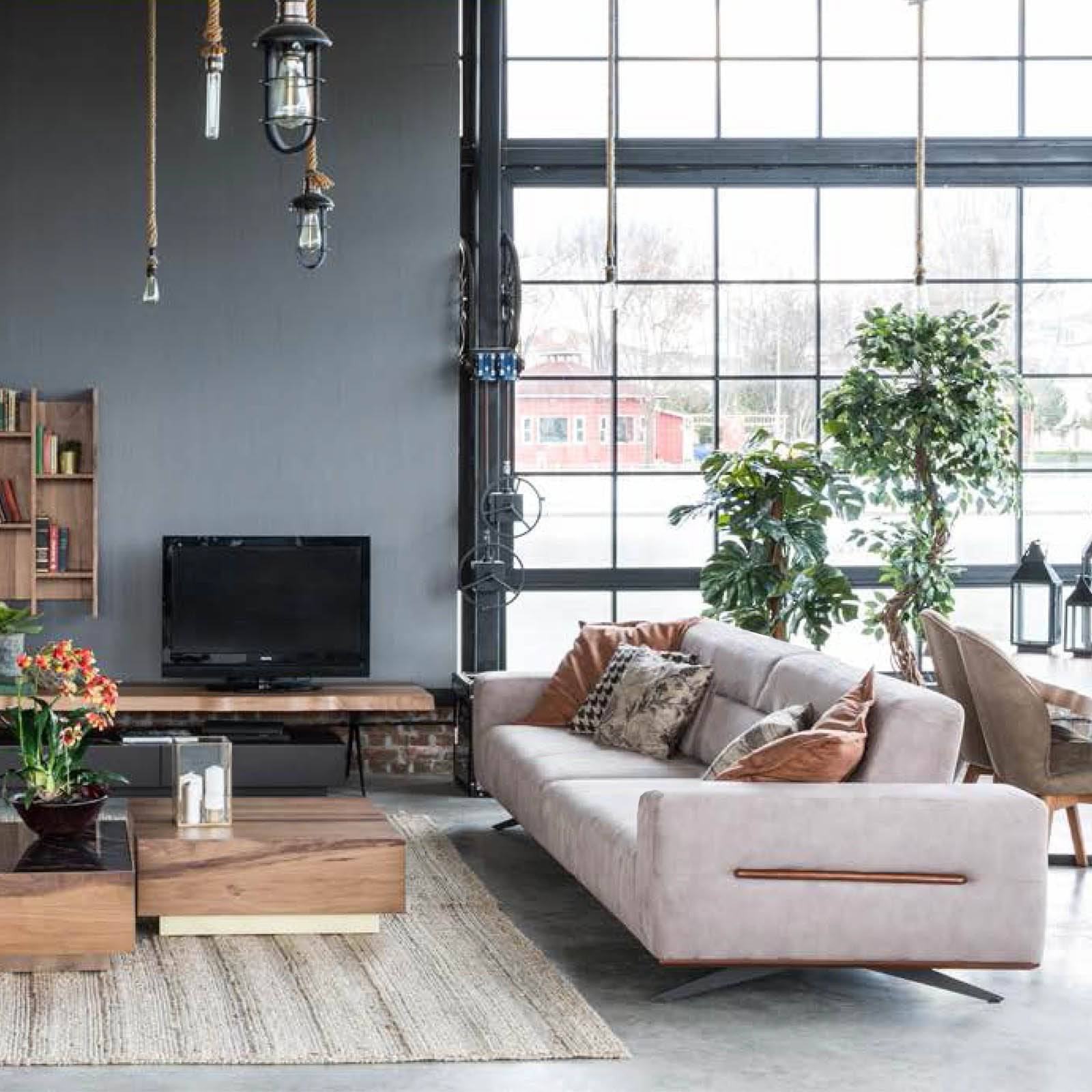 Casablanca 3 Seater Sofa Moroco0012-3S -  Sofas - ebarza Furniture UAE | Shop Modern Furniture in Abu Dhabi & Dubai - مفروشات ايبازرا في الامارات | تسوق اثاث عصري وديكورات مميزة في دبي وابوظبي