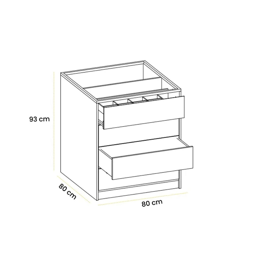 Cashmere Island Dresser -  Cabinets - ebarza Furniture UAE | Shop Modern Furniture in Abu Dhabi & Dubai - مفروشات ايبازرا في الامارات | تسوق اثاث عصري وديكورات مميزة في دبي وابوظبي