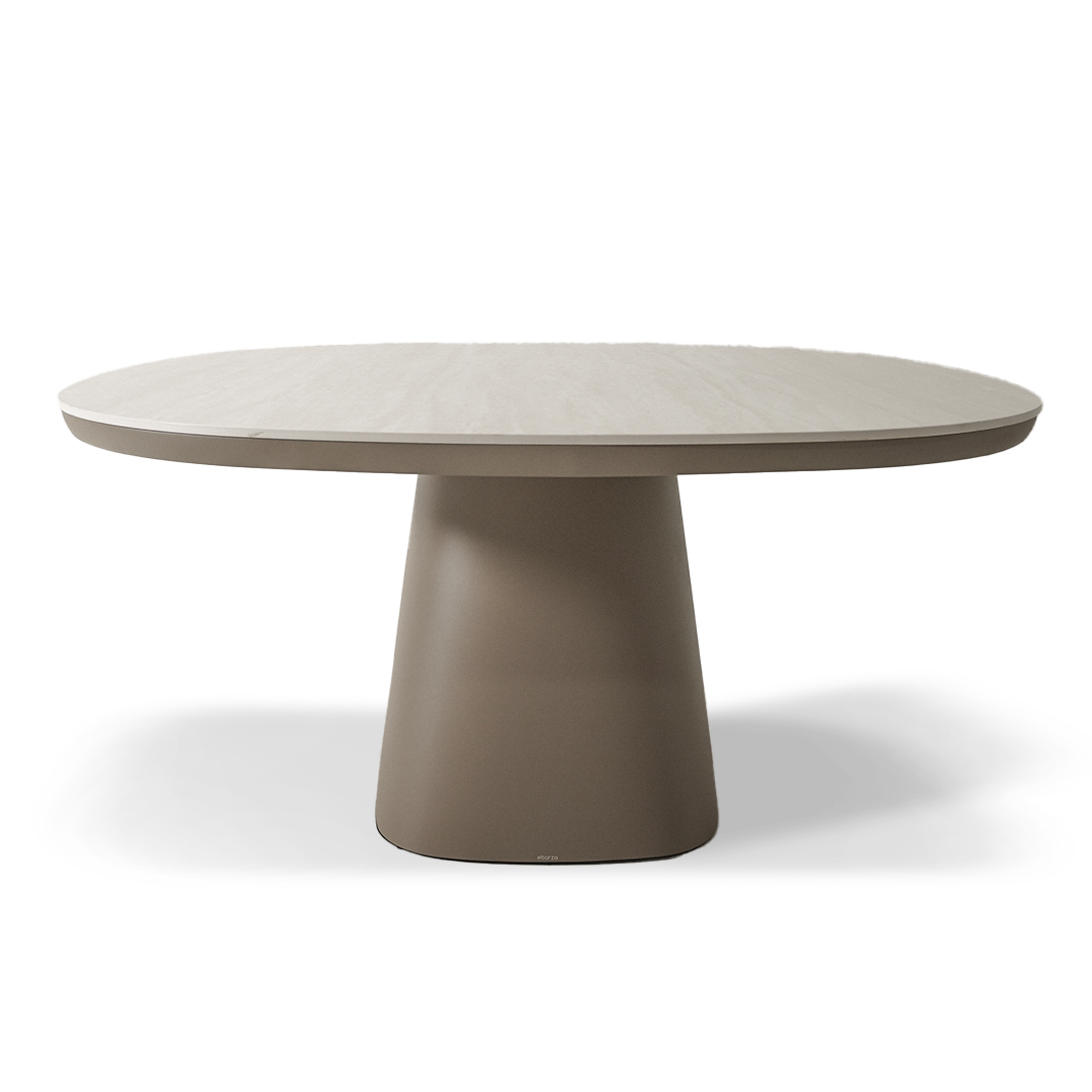 Pre-order 35 Days Delivery Cayenne Outdoor Ceramic Top Dining Table 150cm - AM9030N47CER+AL5540H37ALU/Cayenne -  Outdoor Tables - ebarza Furniture UAE | Shop Modern Furniture in Abu Dhabi & Dubai - مفروشات ايبازرا في الامارات | تسوق اثاث عصري وديكورات مميزة في دبي وابوظبي