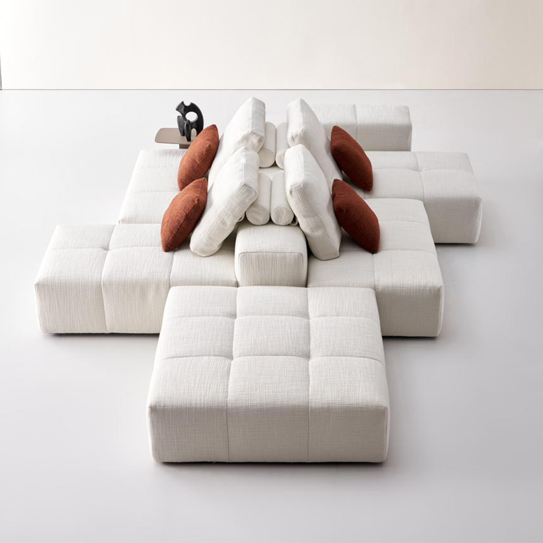 45x45 cm Puzzle Modular Cushion - SF080 -  Sofas | أريكة بزل - وسادة صغيرة 45*45 - ebarza Furniture UAE | Shop Modern Furniture in Abu Dhabi & Dubai - مفروشات ايبازرا في الامارات | تسوق اثاث عصري وديكورات مميزة في دبي وابوظبي