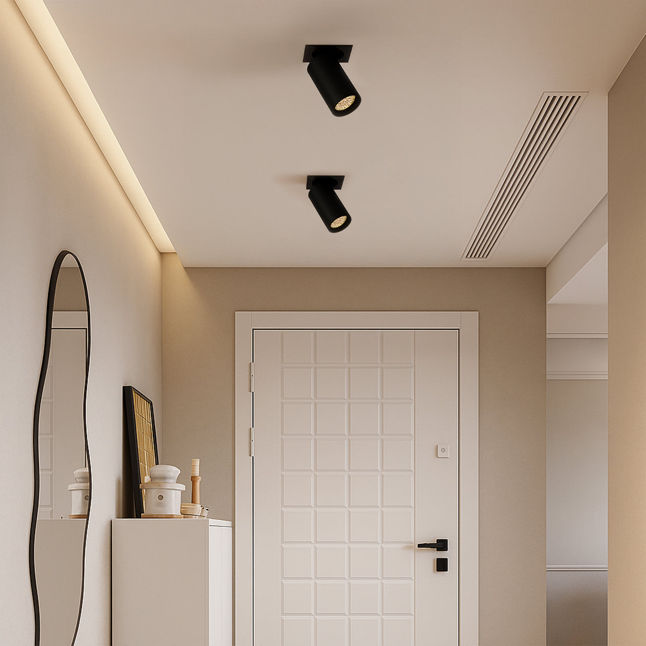 BEACON YND-V324-1 ceiling spot light, modern ceiling lamp with adjustable spotlight heads in a contemporary design.