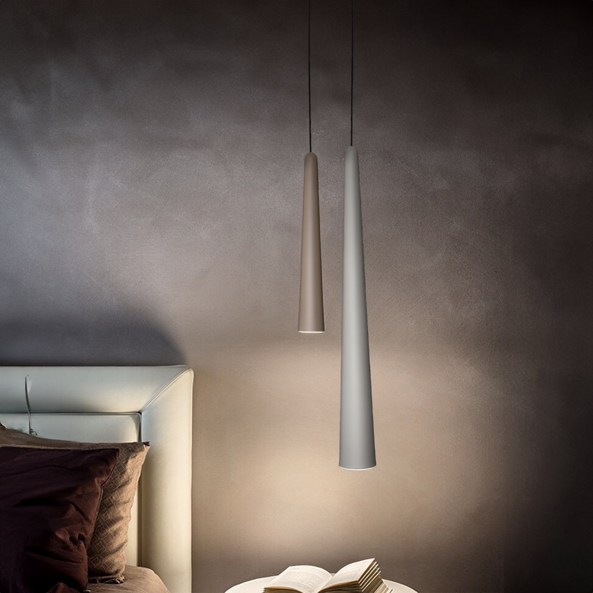 Celestial Chords aluminum pendant lamp by BEACON, modern pendant lighting with a celestial-inspired design, ideal for contemporary interiors.