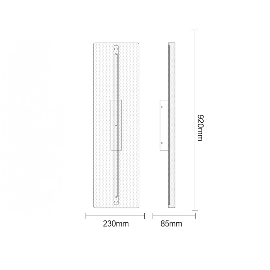 BEACON Celestial Flow wall lamp with artistic celestial design, mounted on wall, illuminating with soft, ambient light.