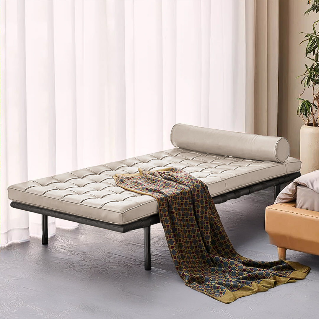 Classic Day Bed BP8055-HL - Beige -  Lounge Chairs - ebarza Furniture UAE | Shop Modern Furniture in Abu Dhabi & Dubai - مفروشات ايبازرا في الامارات | تسوق اثاث عصري وديكورات مميزة في دبي وابوظبي