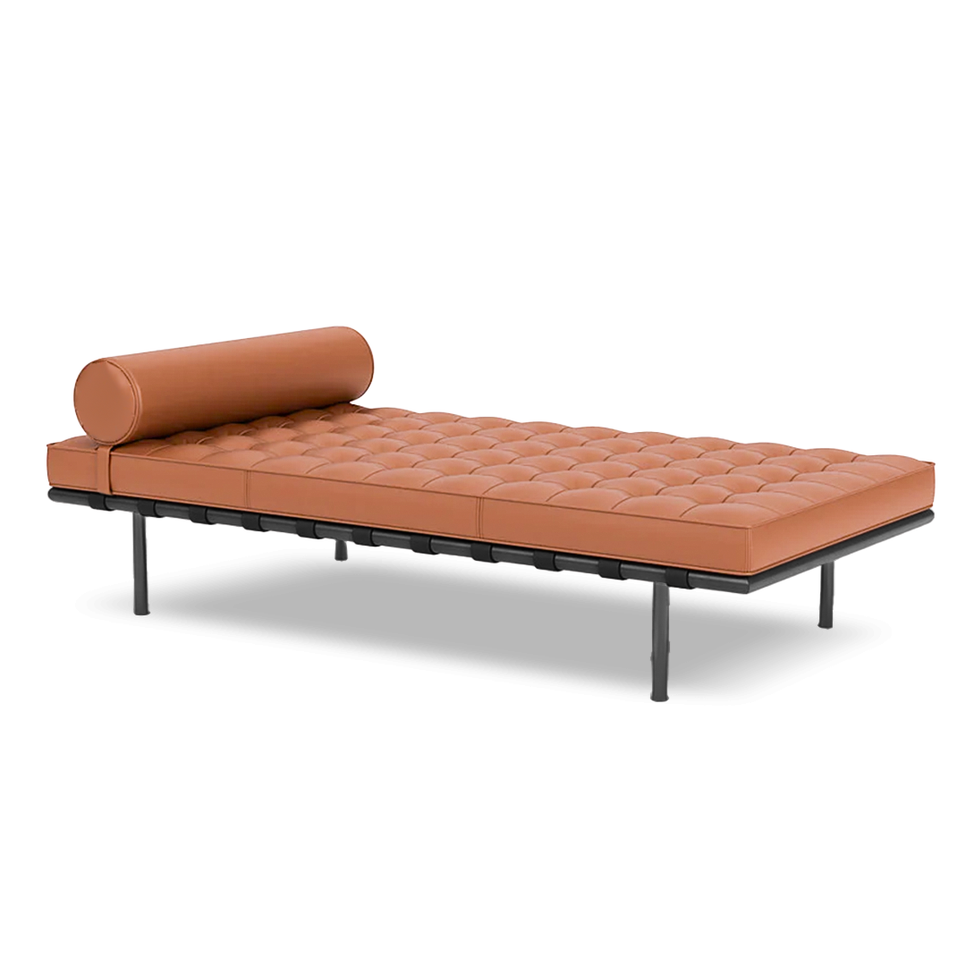 Classic Day Bed BP8055-HL - Caramel -  Lounge Chairs - ebarza Furniture UAE | Shop Modern Furniture in Abu Dhabi & Dubai - مفروشات ايبازرا في الامارات | تسوق اثاث عصري وديكورات مميزة في دبي وابوظبي