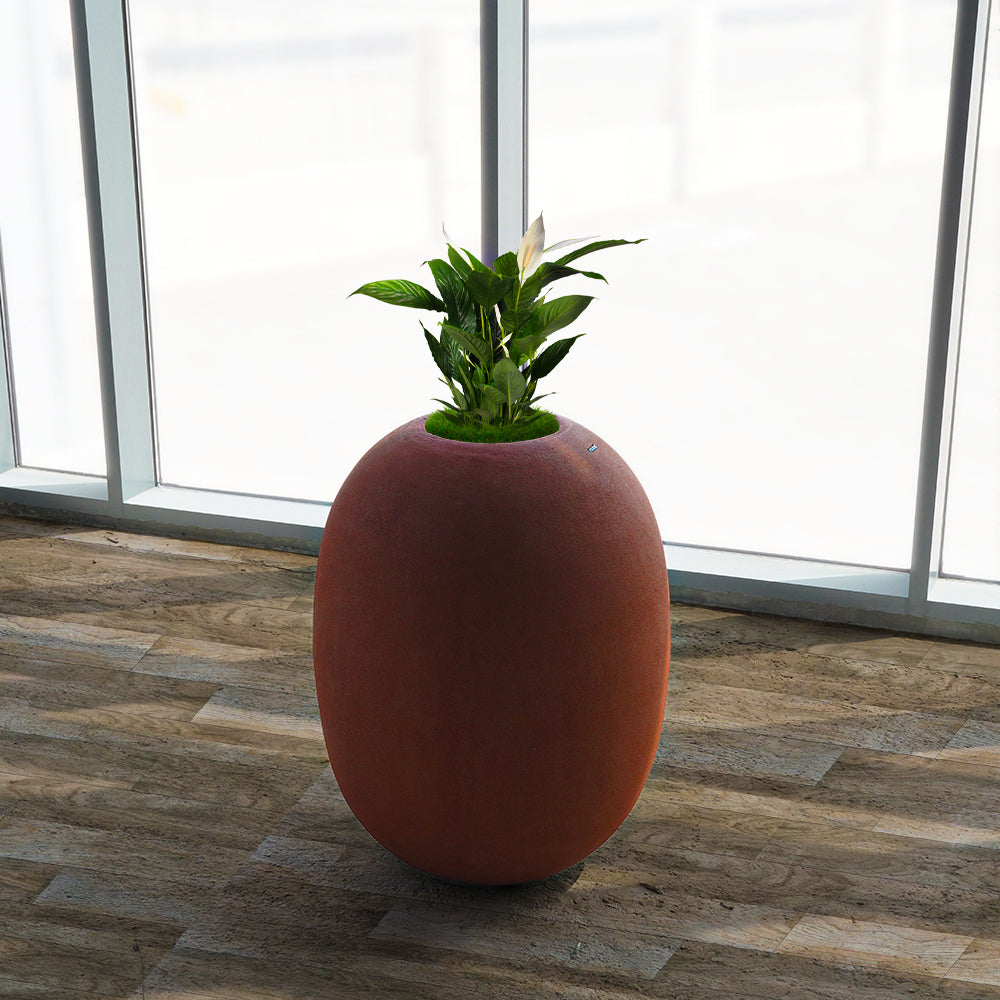 Clay Planter Box XK-4083C CLAY -  Planter Boxes - ebarza Furniture UAE | Shop Modern Furniture in Abu Dhabi & Dubai - مفروشات ايبازرا في الامارات | تسوق اثاث عصري وديكورات مميزة في دبي وابوظبي