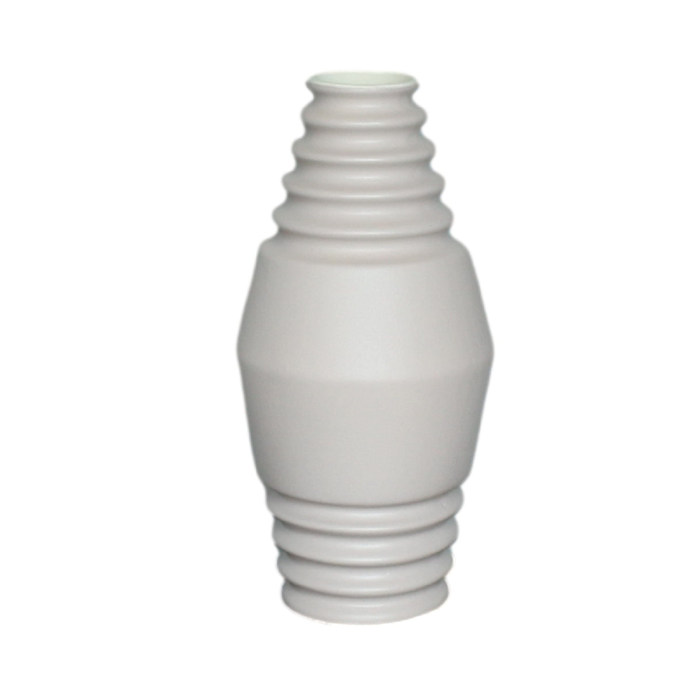 Beige coastal-inspired vase from Beacon, featuring a textured design and ocean-inspired style, ideal for home decor.