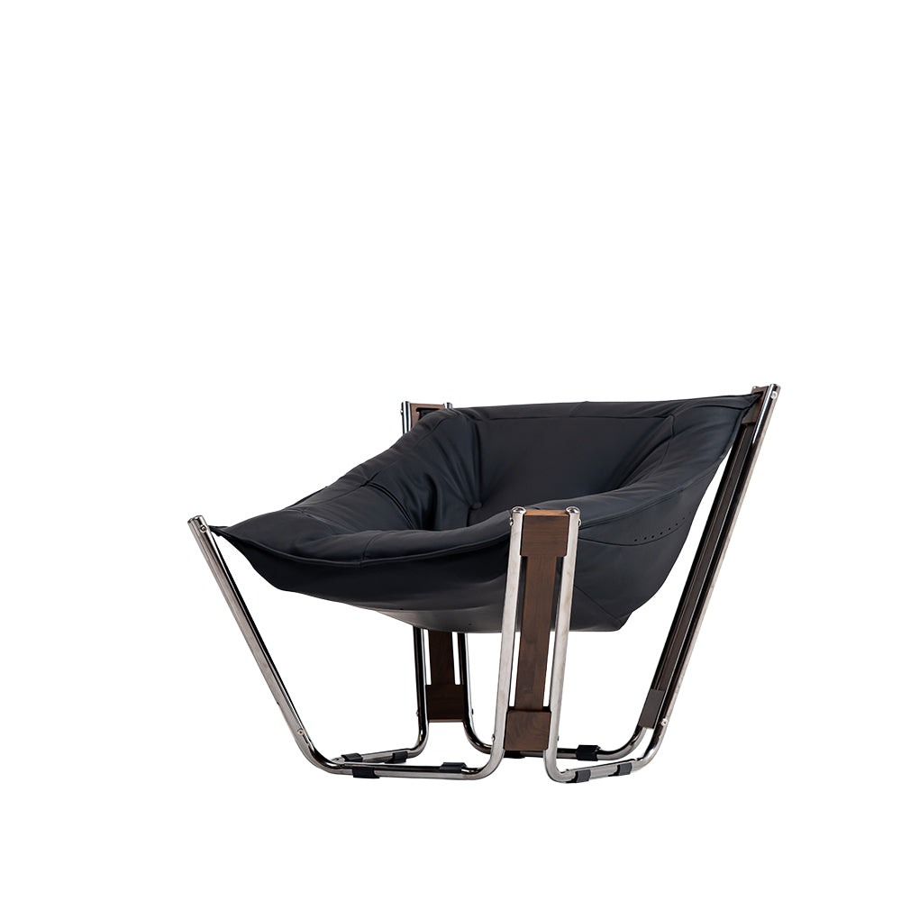 Cocoon Lounge Chair - PS-A179 -BL -  Lounge Chairs - ebarza Furniture UAE | Shop Modern Furniture in Abu Dhabi & Dubai - مفروشات ايبازرا في الامارات | تسوق اثاث عصري وديكورات مميزة في دبي وابوظبي