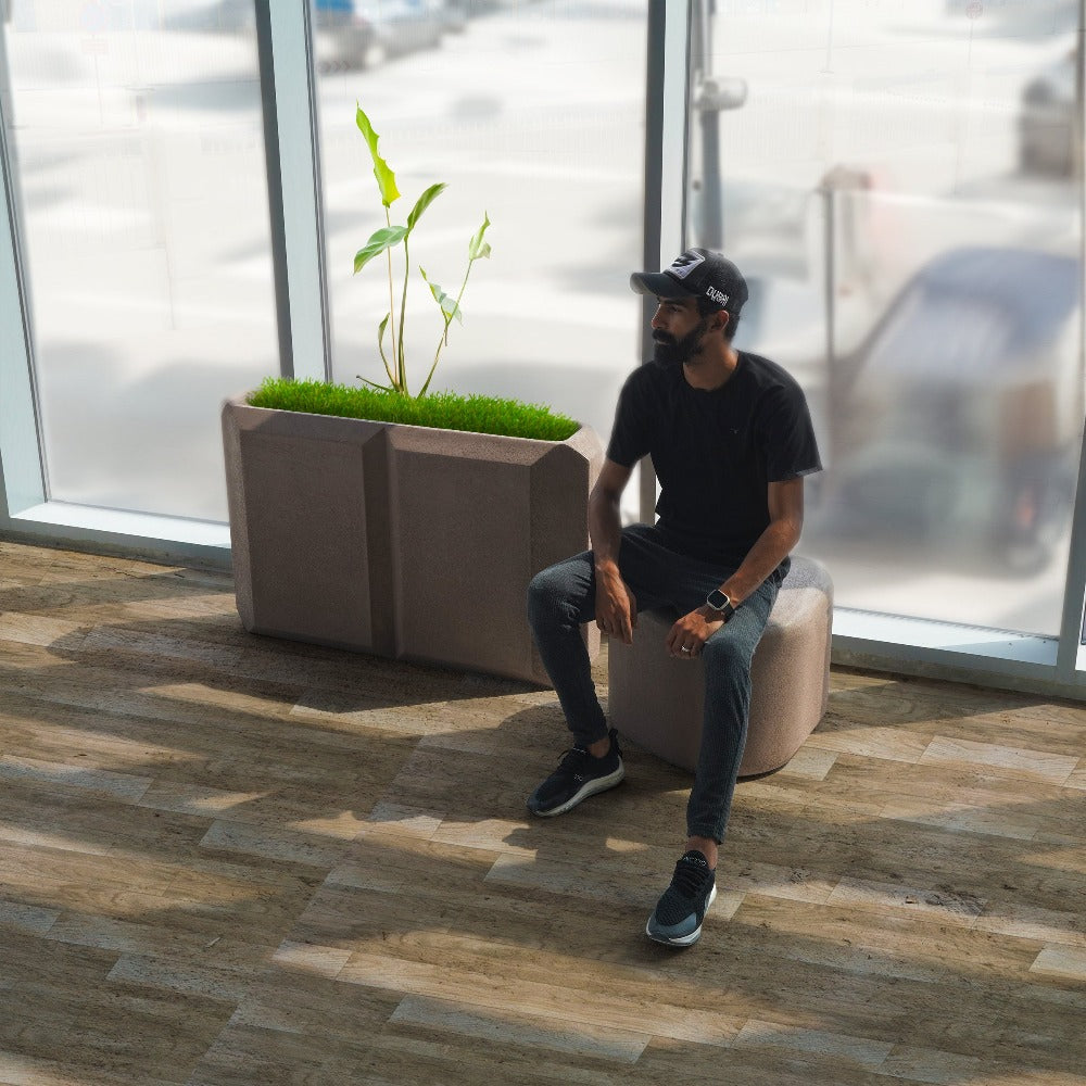 Coffee Brown Planter Box XK-4084B-Coffee Brown -  Planter Boxes - ebarza Furniture UAE | Shop Modern Furniture in Abu Dhabi & Dubai - مفروشات ايبازرا في الامارات | تسوق اثاث عصري وديكورات مميزة في دبي وابوظبي