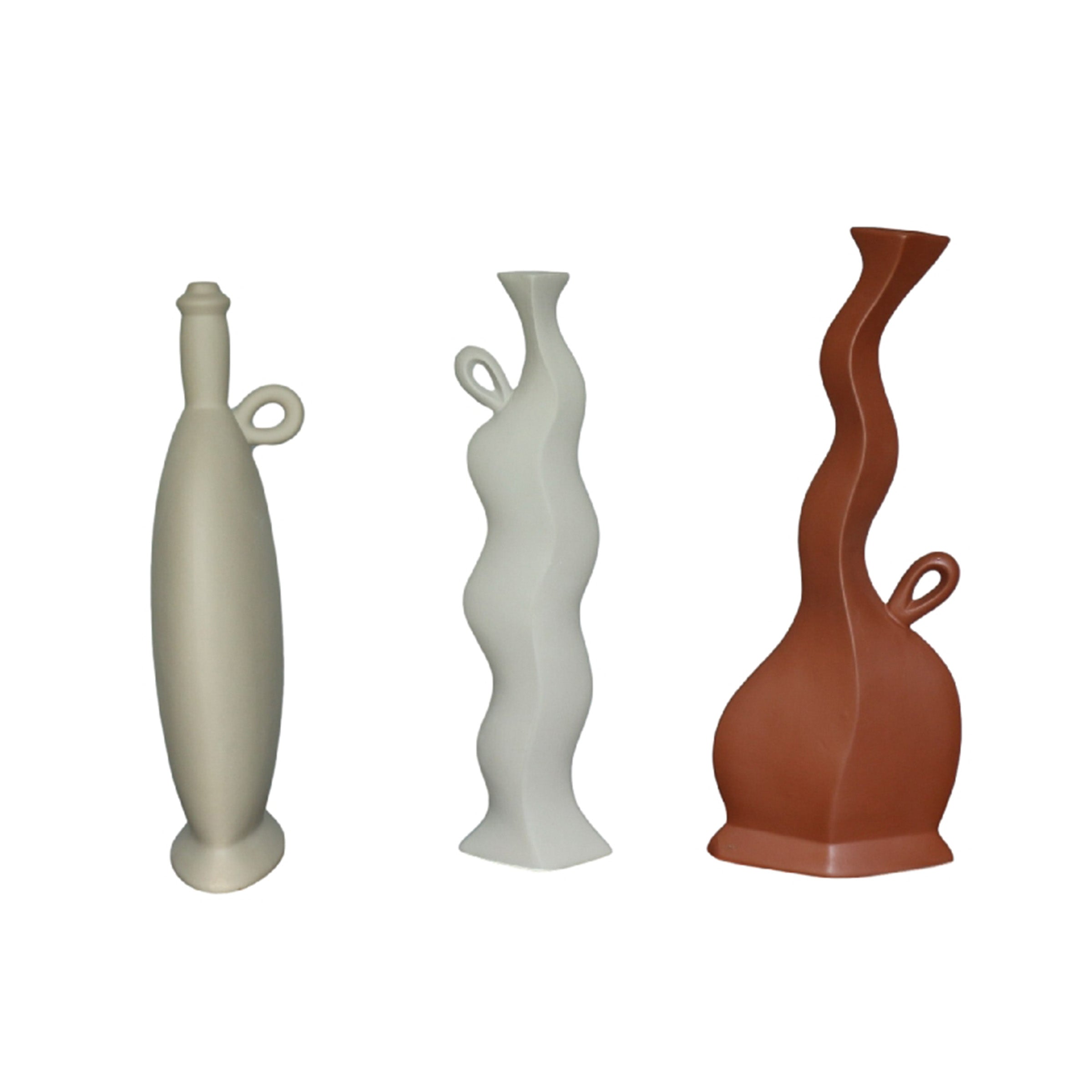 Contemporary textured clay vase from BEACON, featuring a modern design and intricate surface details.