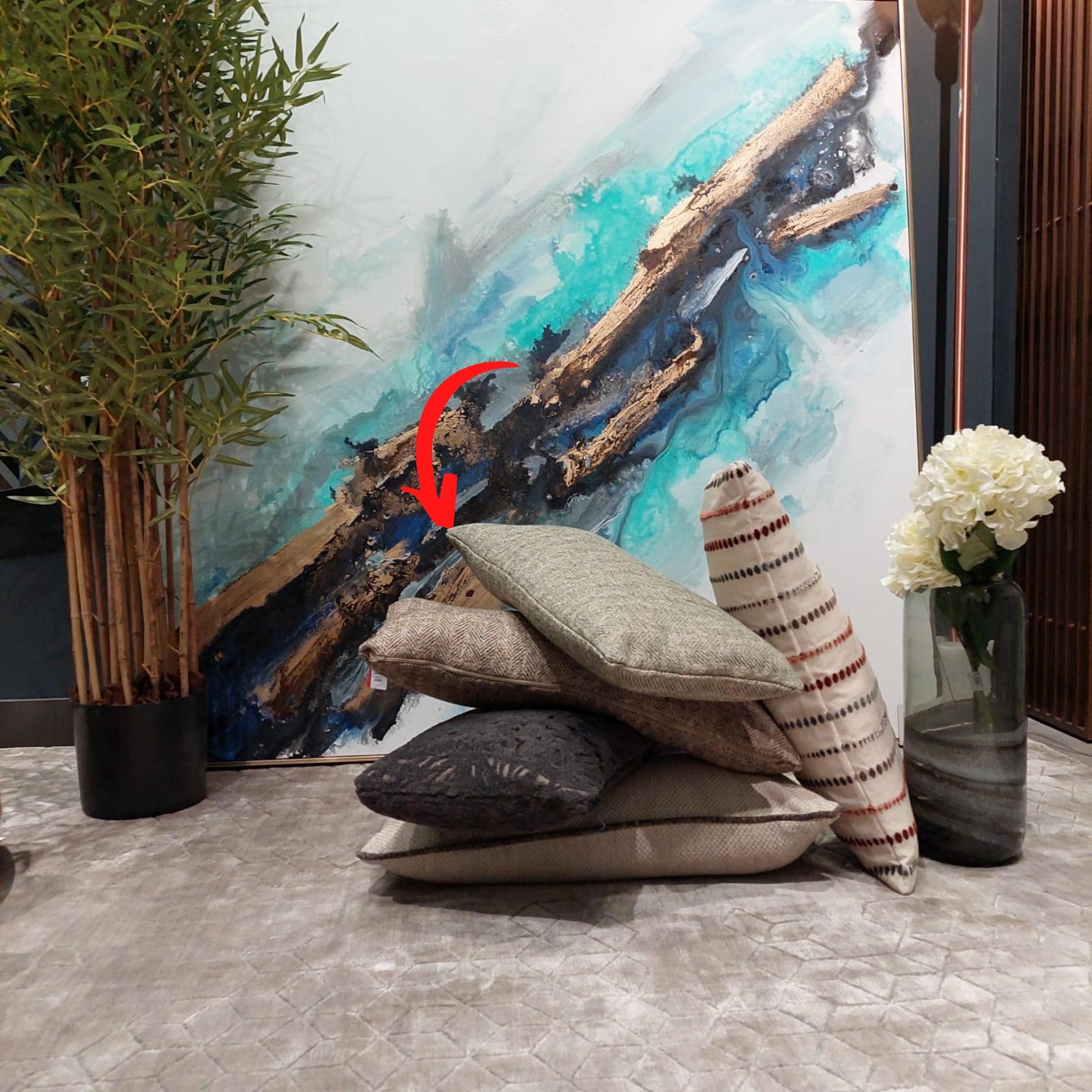 Cosmic Cushion Cover 60X30 Cm Cosmic-D16 -  Cushions | غطاء وسادة كوزميك 60 × 30 سم - ebarza Furniture UAE | Shop Modern Furniture in Abu Dhabi & Dubai - مفروشات ايبازرا في الامارات | تسوق اثاث عصري وديكورات مميزة في دبي وابوظبي