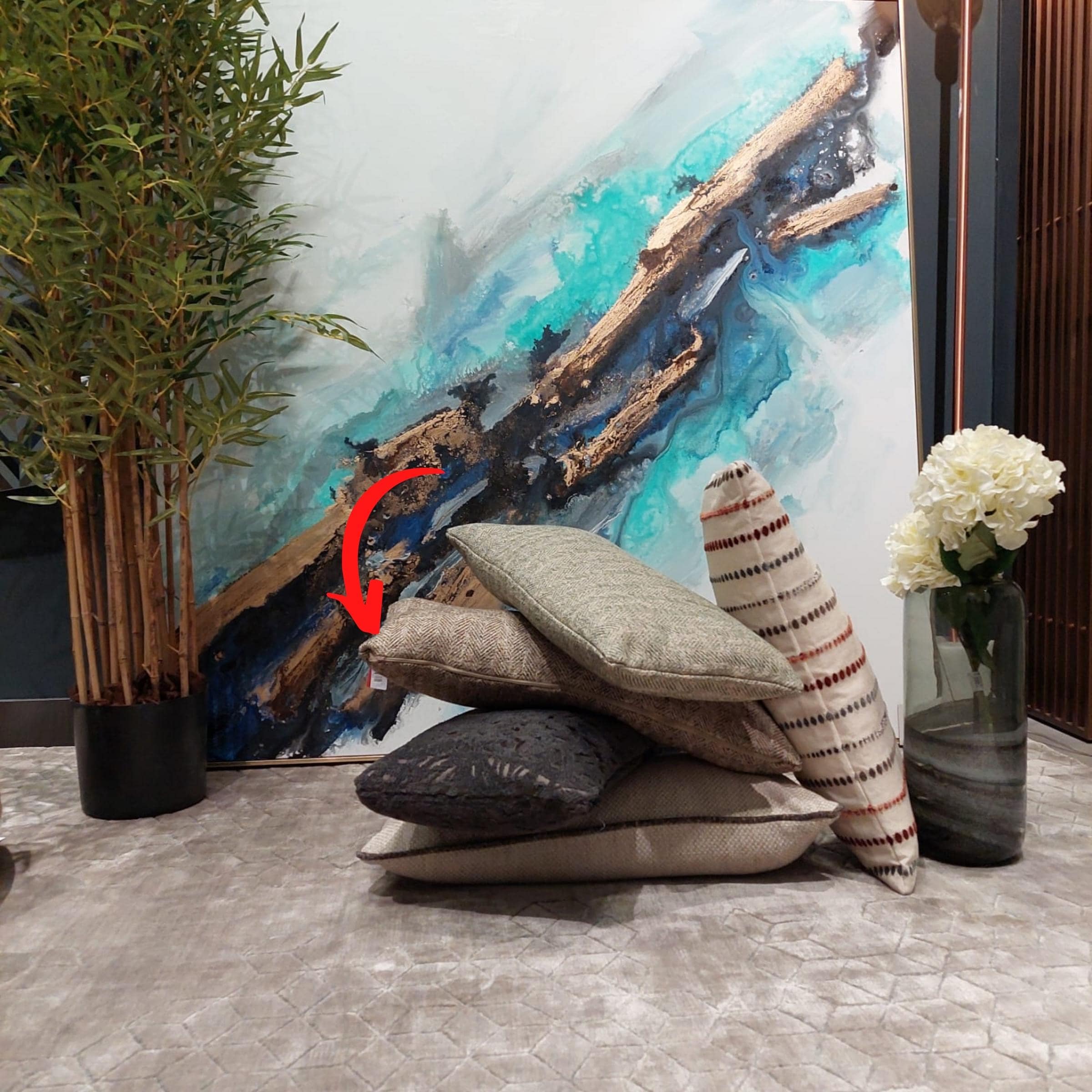 Cosmic Cushion Cover 60X30 Cm Cosmic-D20 -  Cushions | غطاء وسادة كوزميك 60 × 30 سم - ebarza Furniture UAE | Shop Modern Furniture in Abu Dhabi & Dubai - مفروشات ايبازرا في الامارات | تسوق اثاث عصري وديكورات مميزة في دبي وابوظبي