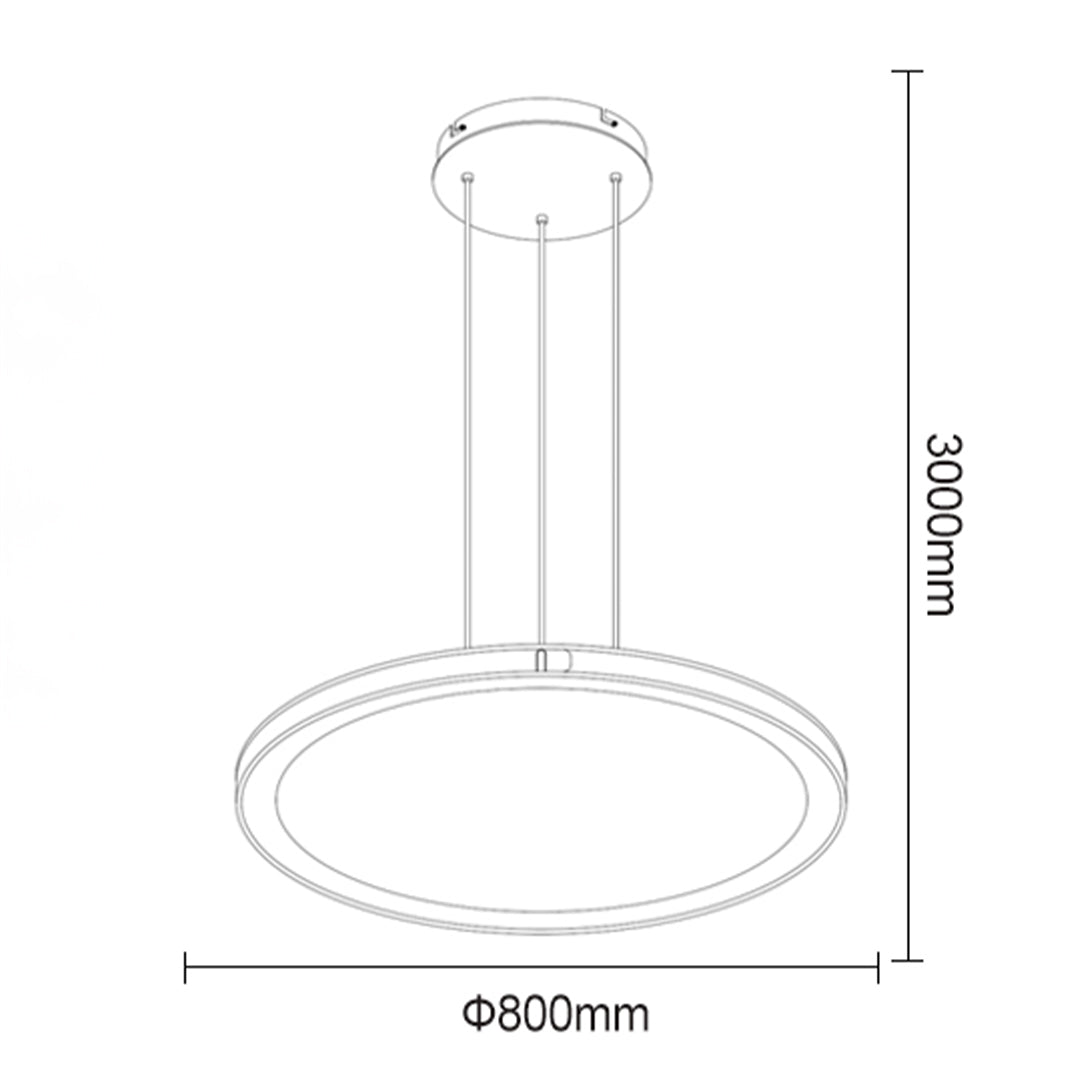 Cosmic Ring Pendant Lamp by BEACON, modern pendant lamp with a celestial-inspired circular design, ideal for contemporary interiors